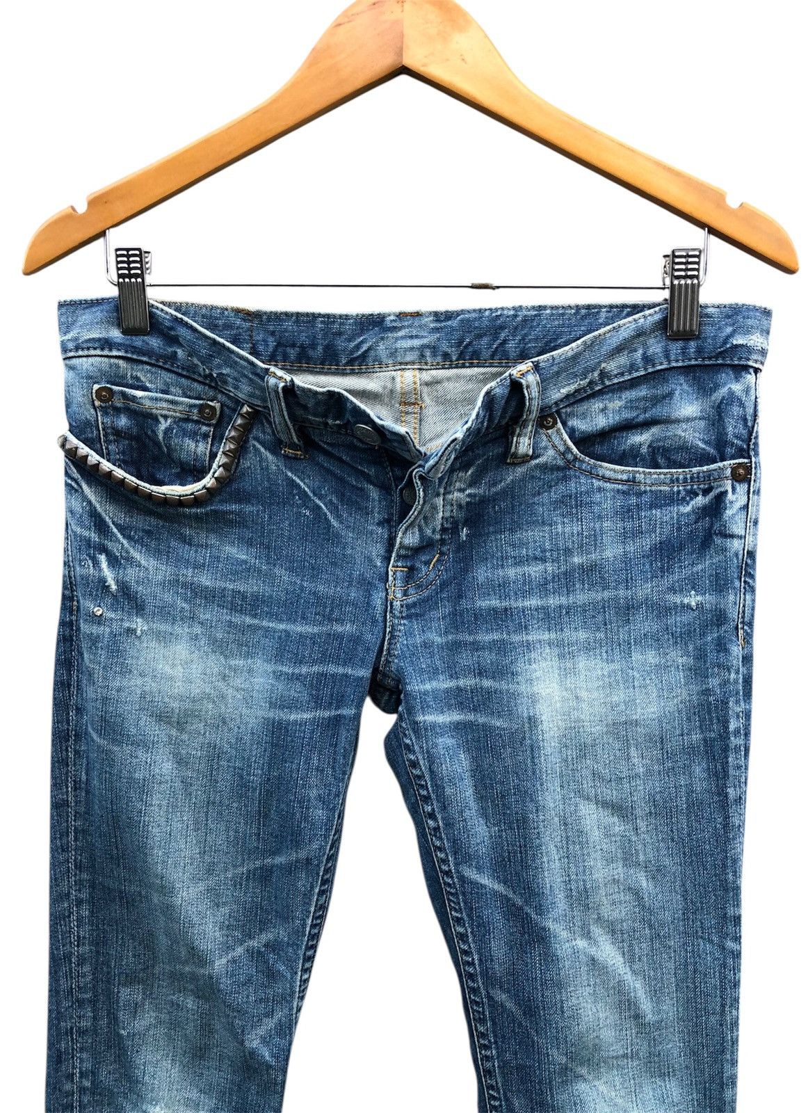 Hysteric Glamour Hysteric Glamour Distressed With Stud Size US 31 - 8 Thumbnail