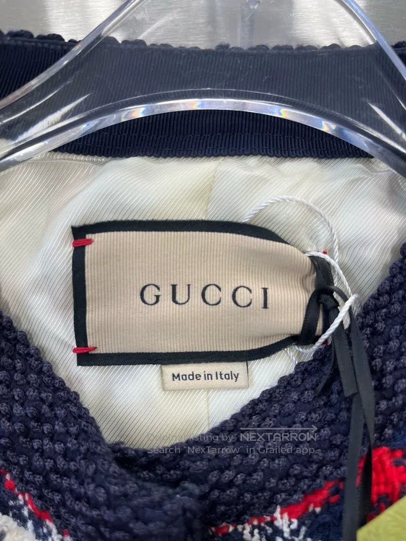 Gucci Gucci Patterned plaid tweed gold buckle jacket Size XS / US 0-2 / IT 36-38 - 3 Thumbnail