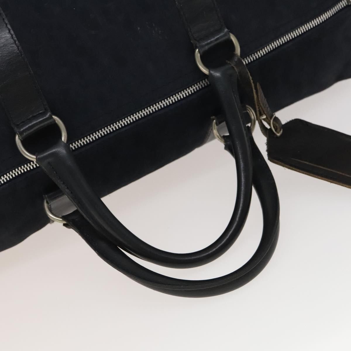 Dior DIOR Trotter Canvas Boston Bag Suede Navy Silver Size ONE SIZE - 7 Thumbnail