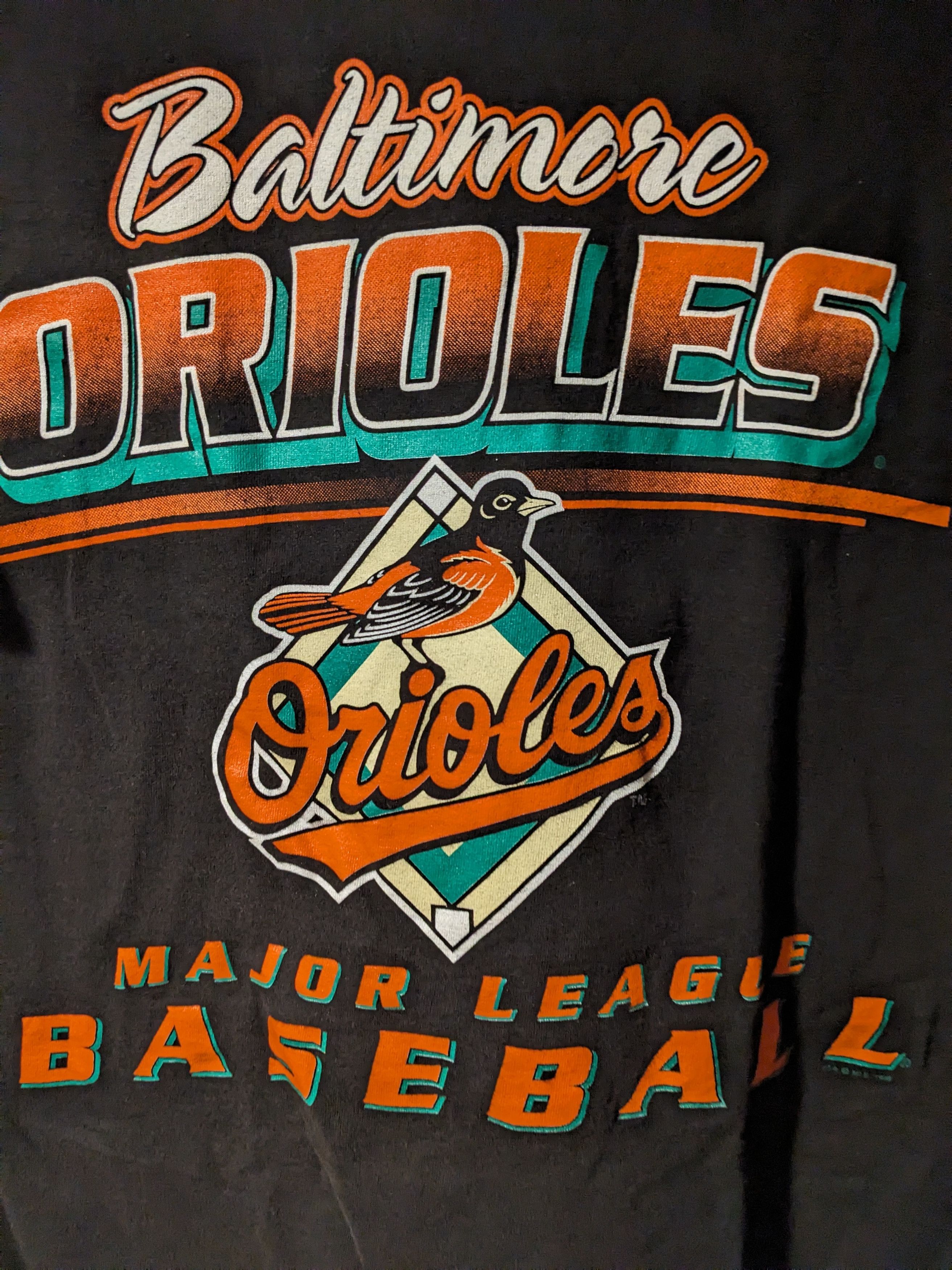 Vintage Vintage 1998 Baltimore Orioles MLB Baseball Spell T-Shirt Size US L / EU 52-54 / 3 - 2 Thumbnail