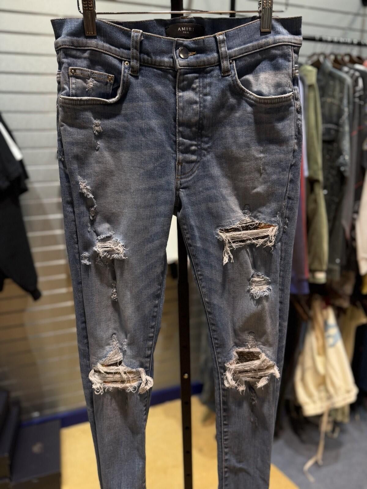 Amiri Size 30 - Amiri Blue MX1 Patch Jeans 100% Authentic Size US 30 / EU 46 - 5 Thumbnail