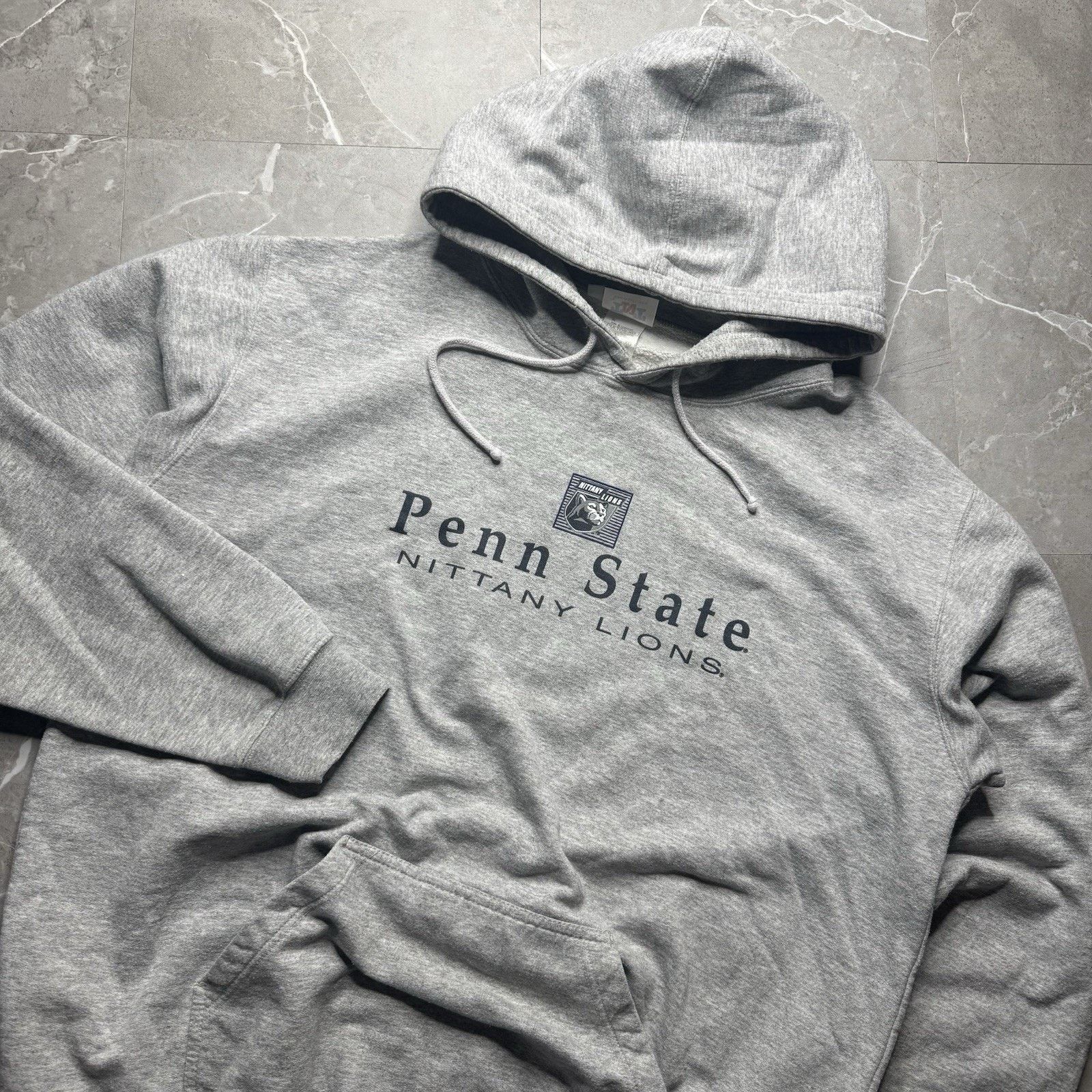 Vintage Vintage Penn State Nittany Lions Grey Spell Out TNT Hoodie Size US XL / EU 56 / 4 - 2 Thumbnail