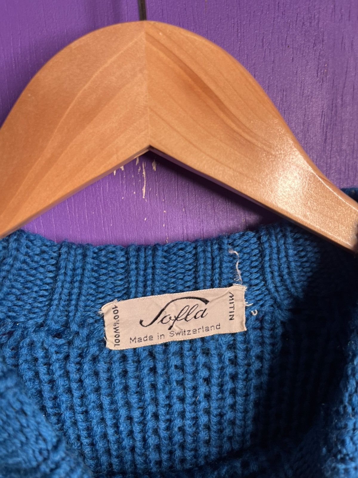 Vintage Vintage 80s Safla brand circles pattern sweater Size US M / EU 48-50 / 2 - 4 Thumbnail