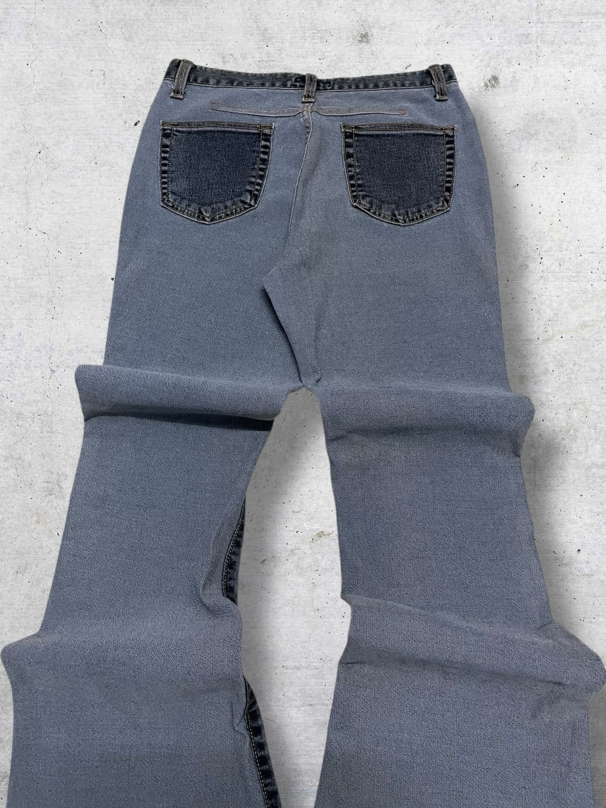Japanese Brand VINTAGE EN CLOCHE JAPAN DESIGNER 90S HYBRID FLARED DENIM OG Size US 26 / EU 42 - 11 Thumbnail
