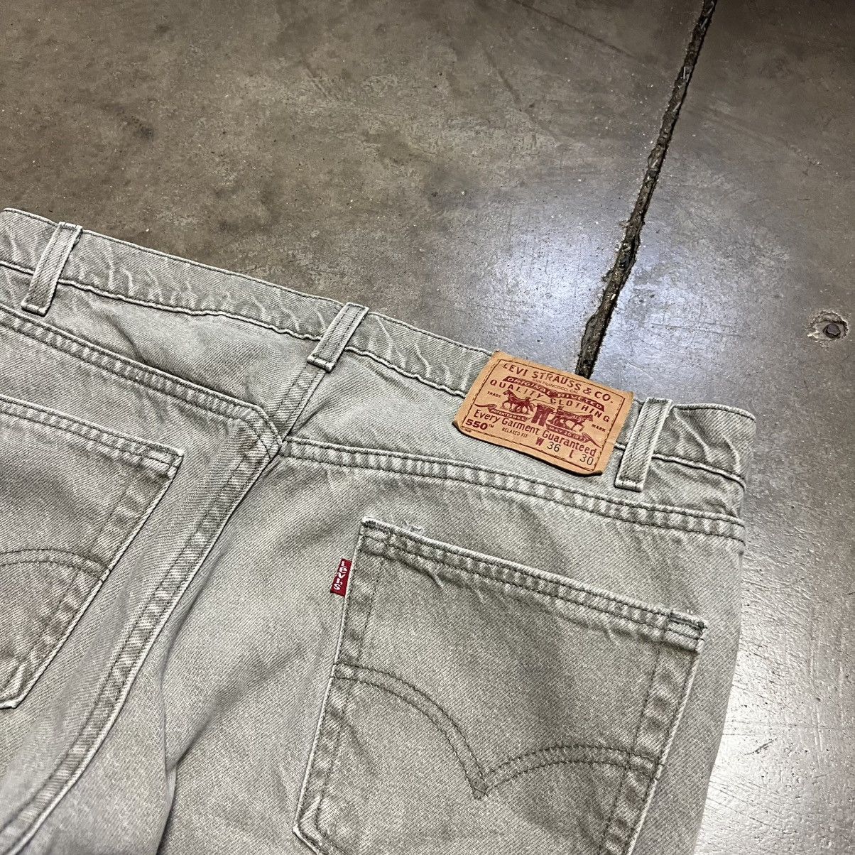 Levi's Vintage Levis 550 Denim Jeans Relaxed Fit Western 90s USA Size US 36 / EU 52 - 8 Thumbnail