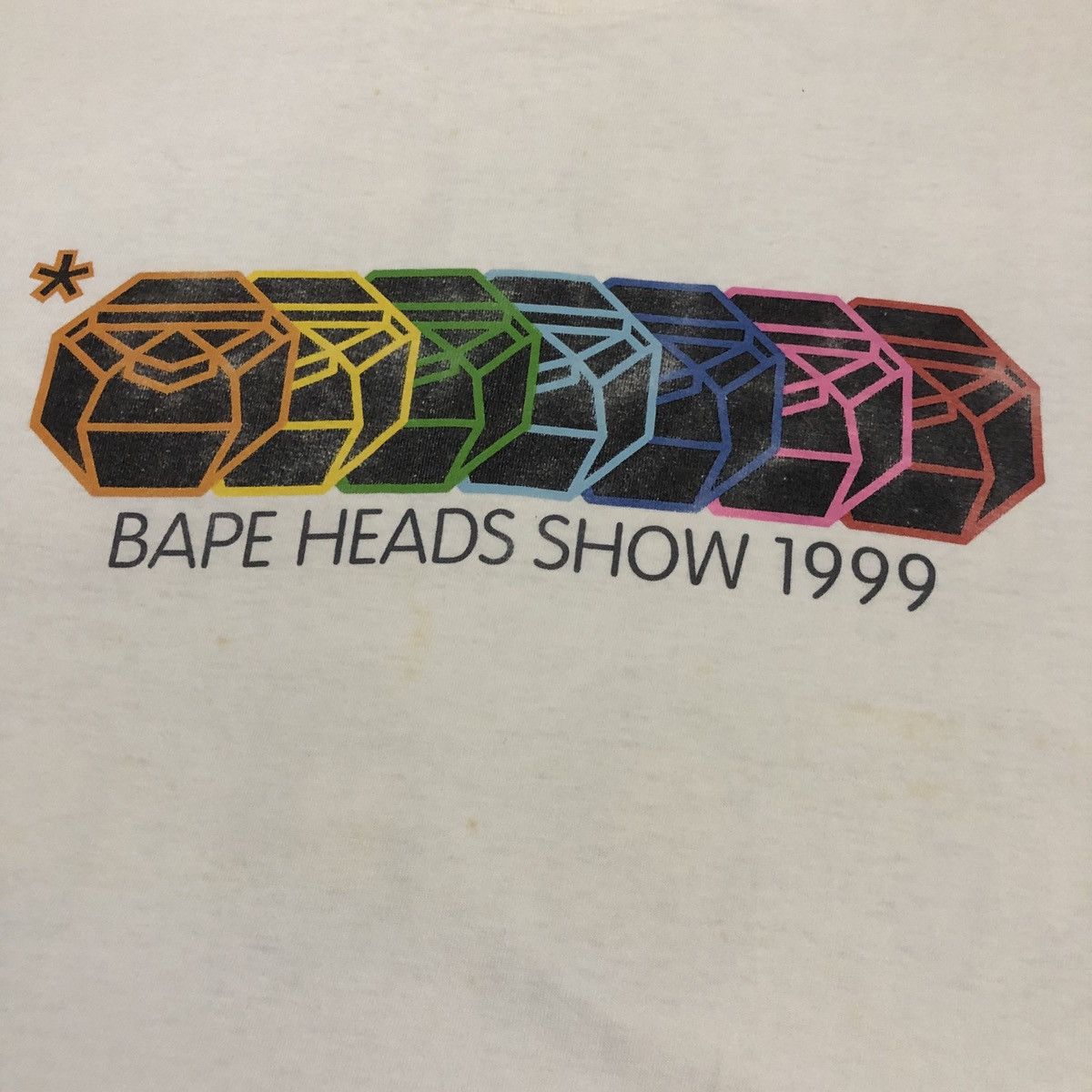 Bape × Nigo RARE OG Vintage 1999 Bape Head Show Tee Size US L / EU 52-54 / 3 - 3 Thumbnail