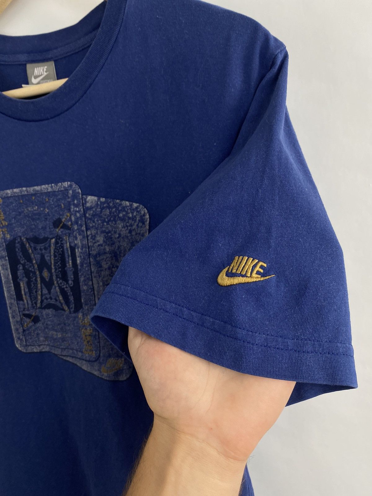 Nike 🇺🇸🃏 Vintage 90s Nike Cards King Retro T-Shirt Hype Rare Size US L / EU 52-54 / 3 - 4 Thumbnail
