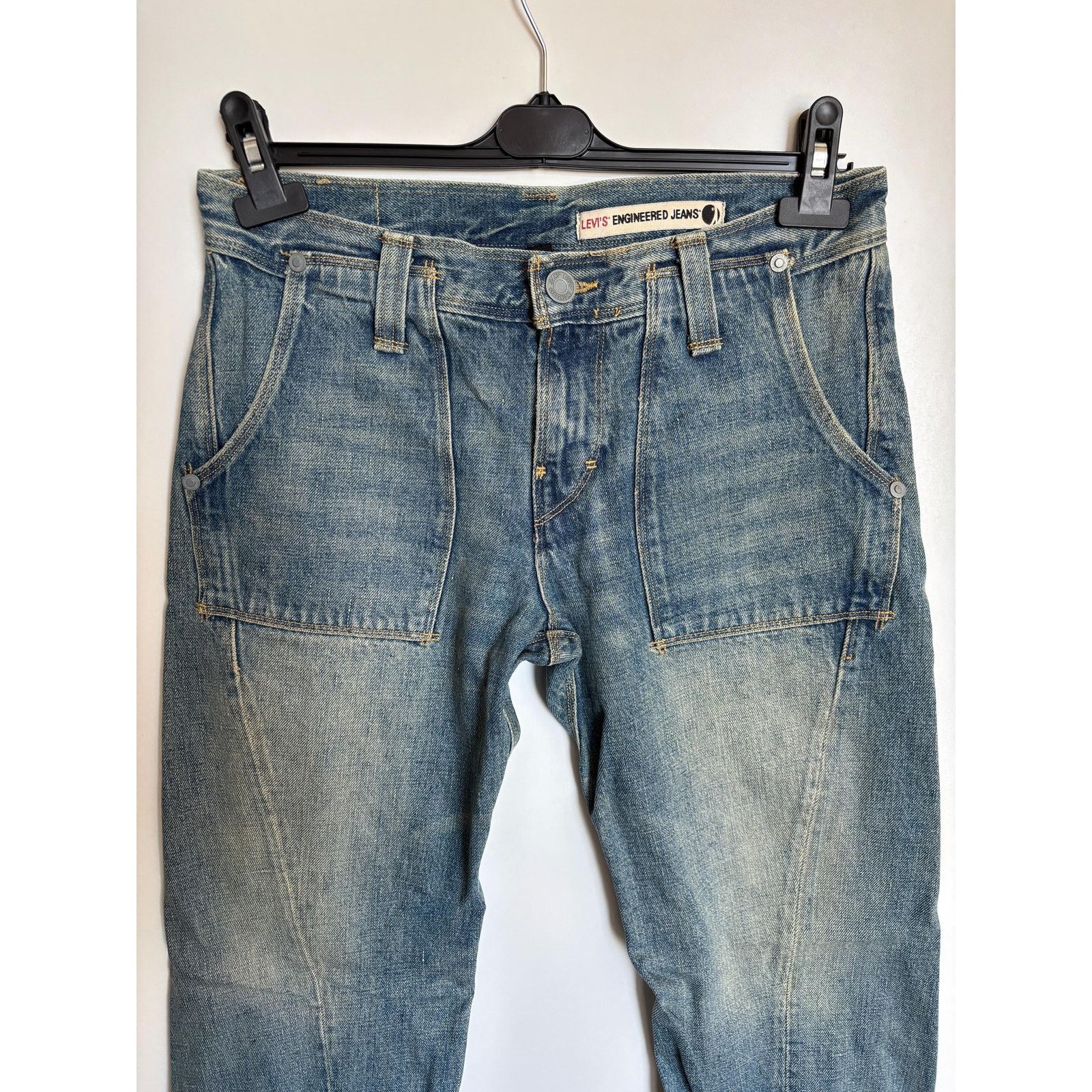 Levi's Levi’s Engineered 0507 W29 Capri Twisted Leg Y2K Denim Size US 29 - 5 Thumbnail