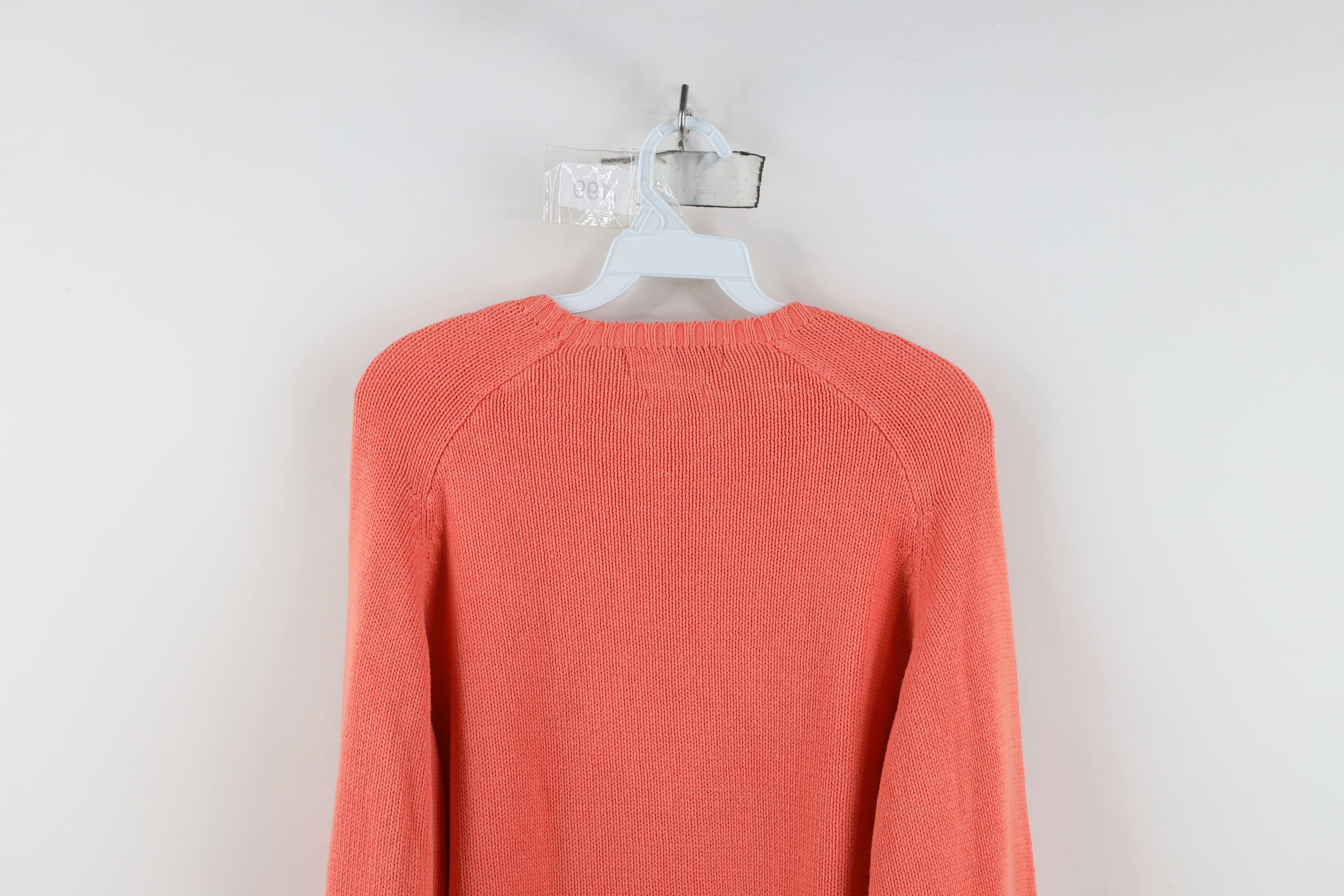 Polo Ralph Lauren Vintage 90s Ralph Lauren Ribbed Knit Crewneck Sweater Pink Size US L / EU 52-54 / 3 - 8 Thumbnail