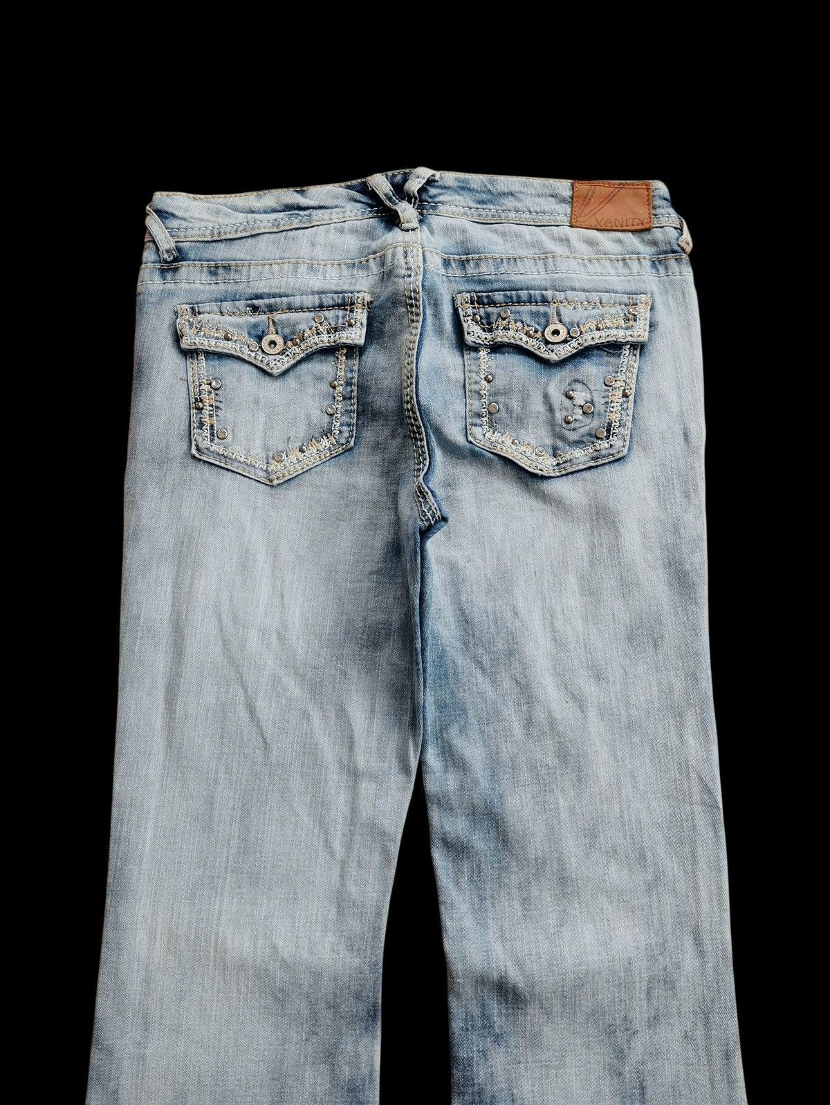 20471120 Vantty Bootcuts Studd Jeans Size 30" / US 8 / IT 44 - 3 Thumbnail