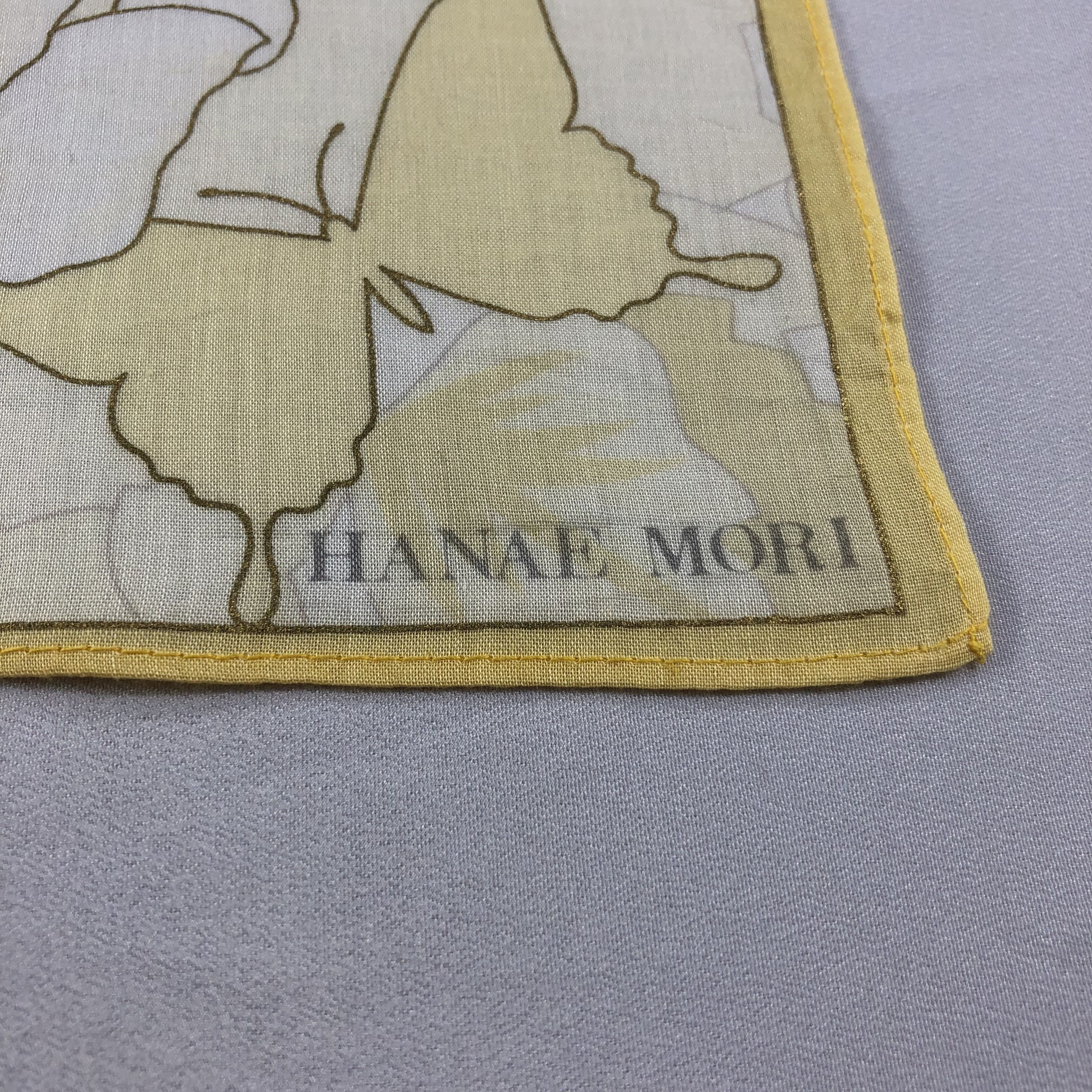 Hanae Mori × Vintage Hanae Mori Handkerchief Neckerchief Bandana H2033 Size ONE SIZE - 4 Thumbnail