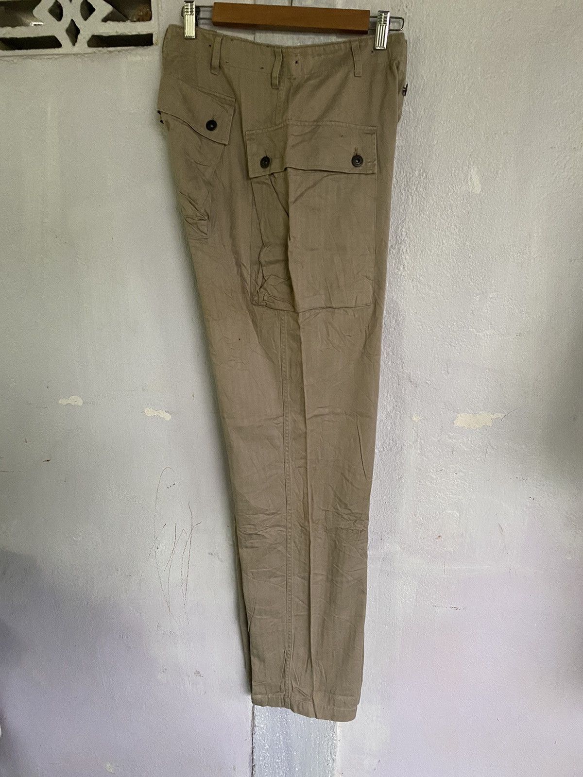Japanese Brand × Vintage CAB CLOTHING Military Multi Pocket Cargo Monkey Pants Size US 30 / EU 46 - 4 Thumbnail