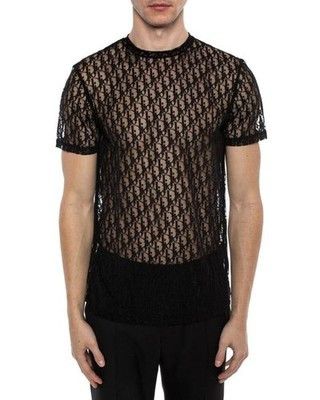 Dior Oblique Sheer T-Shirt Size US L / EU 52-54 / 3 - 6 Thumbnail
