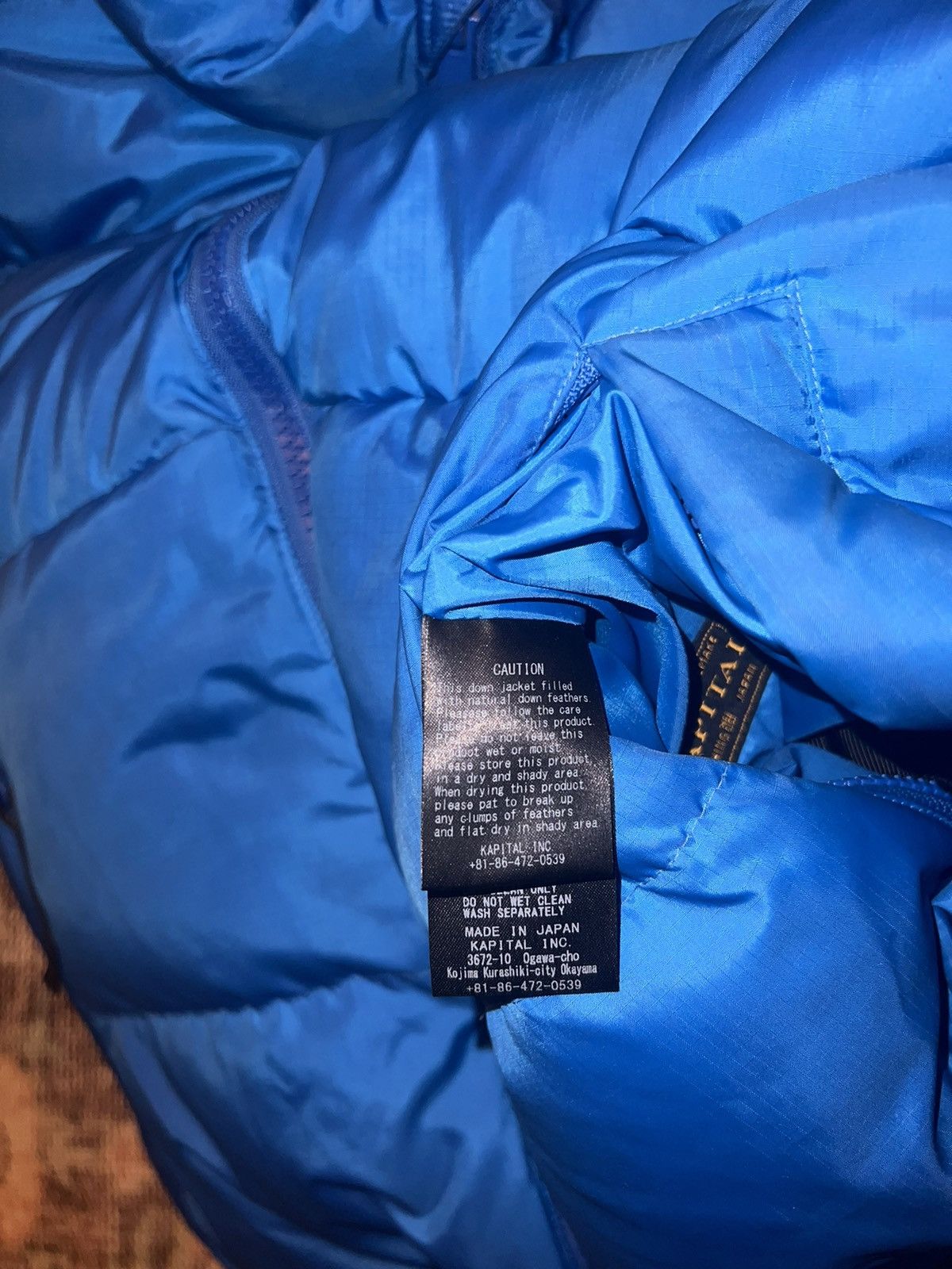 Kapital Kapital Blue Vest Size US L / EU 52-54 / 3 - 12 Thumbnail