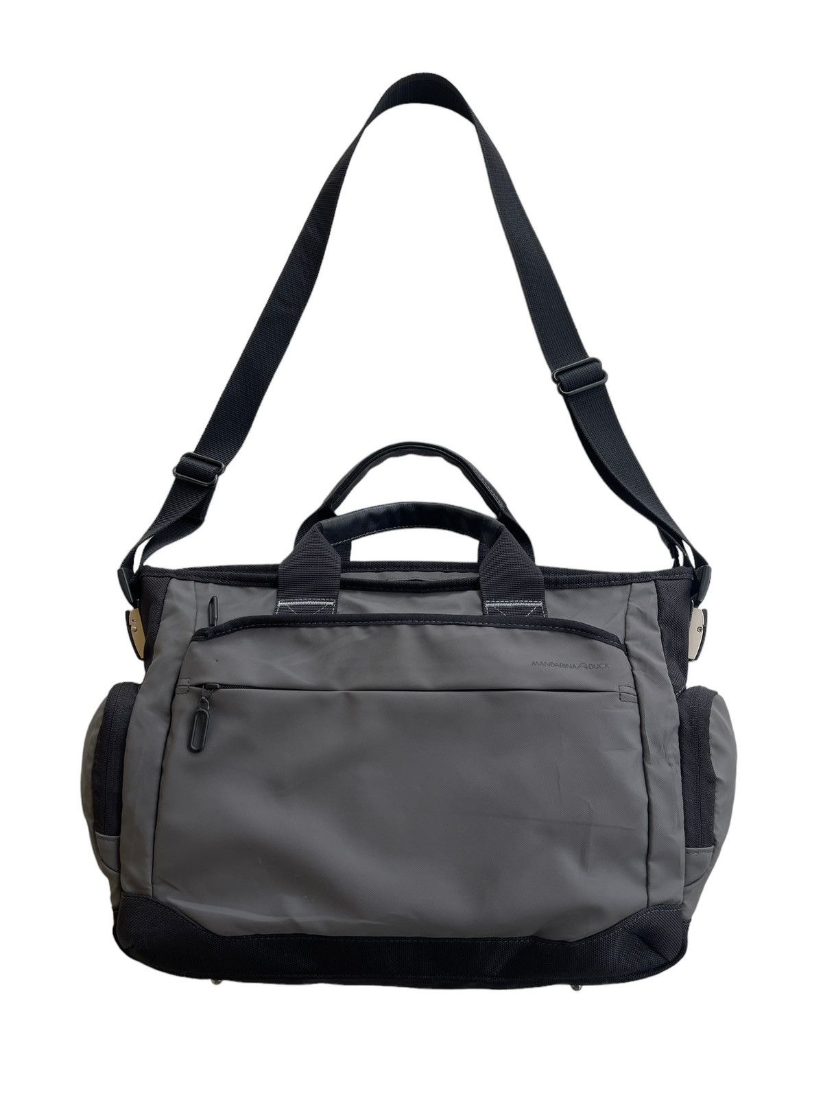 Mandarina Duck Messenger / Crossbody Bag in Grey, Men's