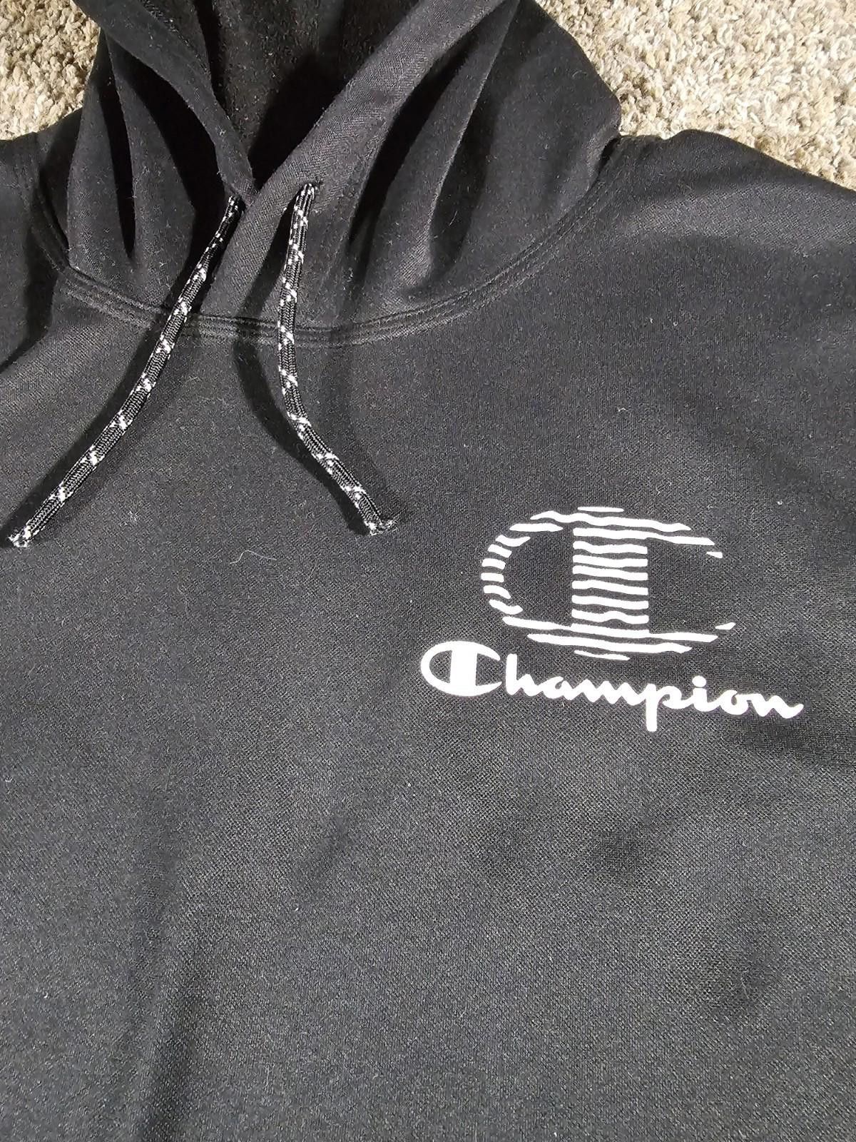 Champion Champion Medium Black Hoodie Size US M / EU 48-50 / 2 - 2 Thumbnail