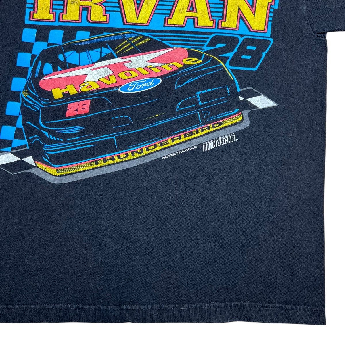 NASCAR × Vintage Vintage 1994 Ernie Irvan NASCAR Spell Out 3D Racing Tee Size US M / EU 48-50 / 2 - 6 Thumbnail