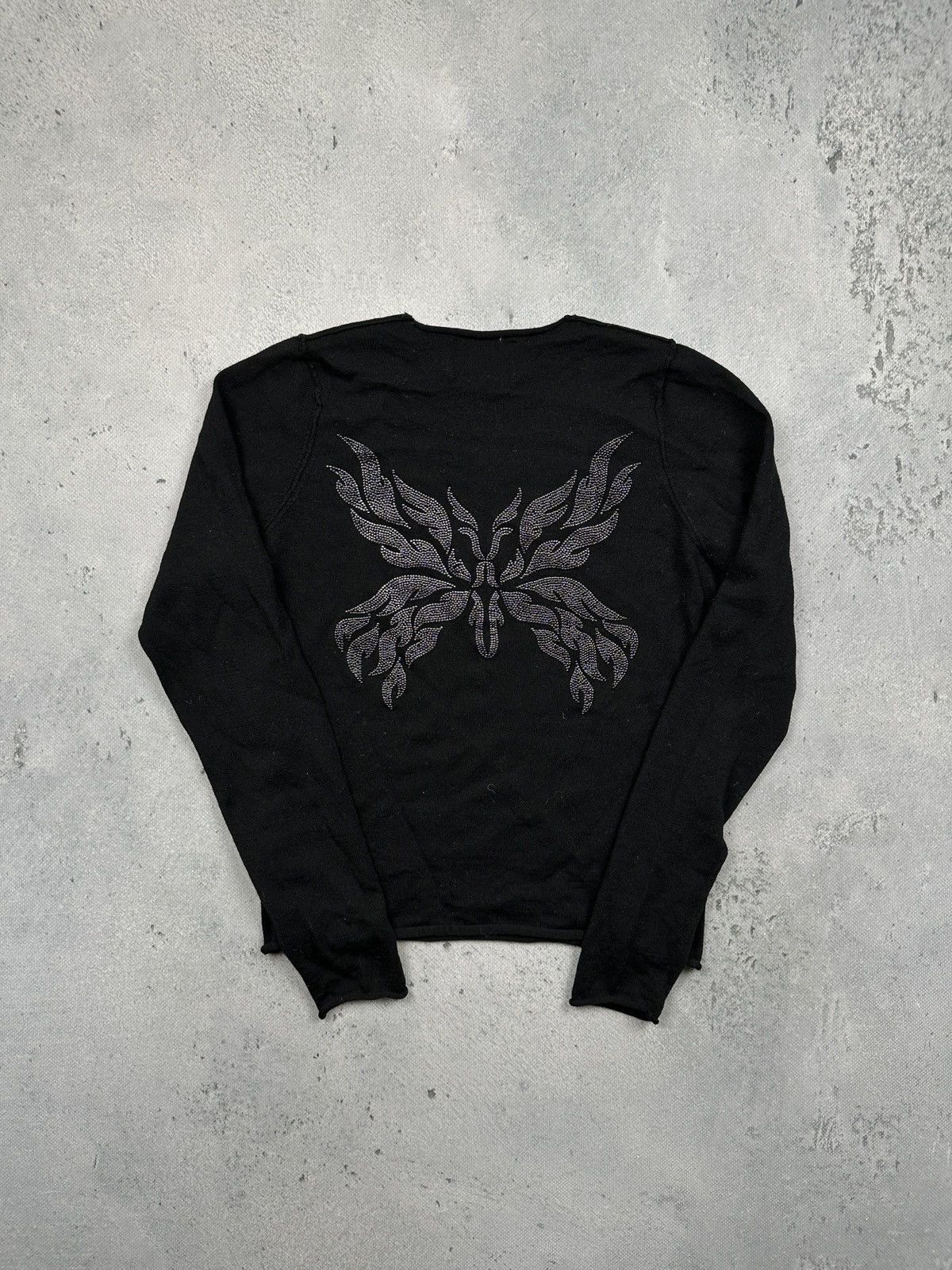 Zadig & Voltaire Zadig & Voltaire Nosfa Bis M-Rec Wool Top Sweater Butterfly Size XS / US 0-2 / IT 36-38 - 1 Thumbnail
