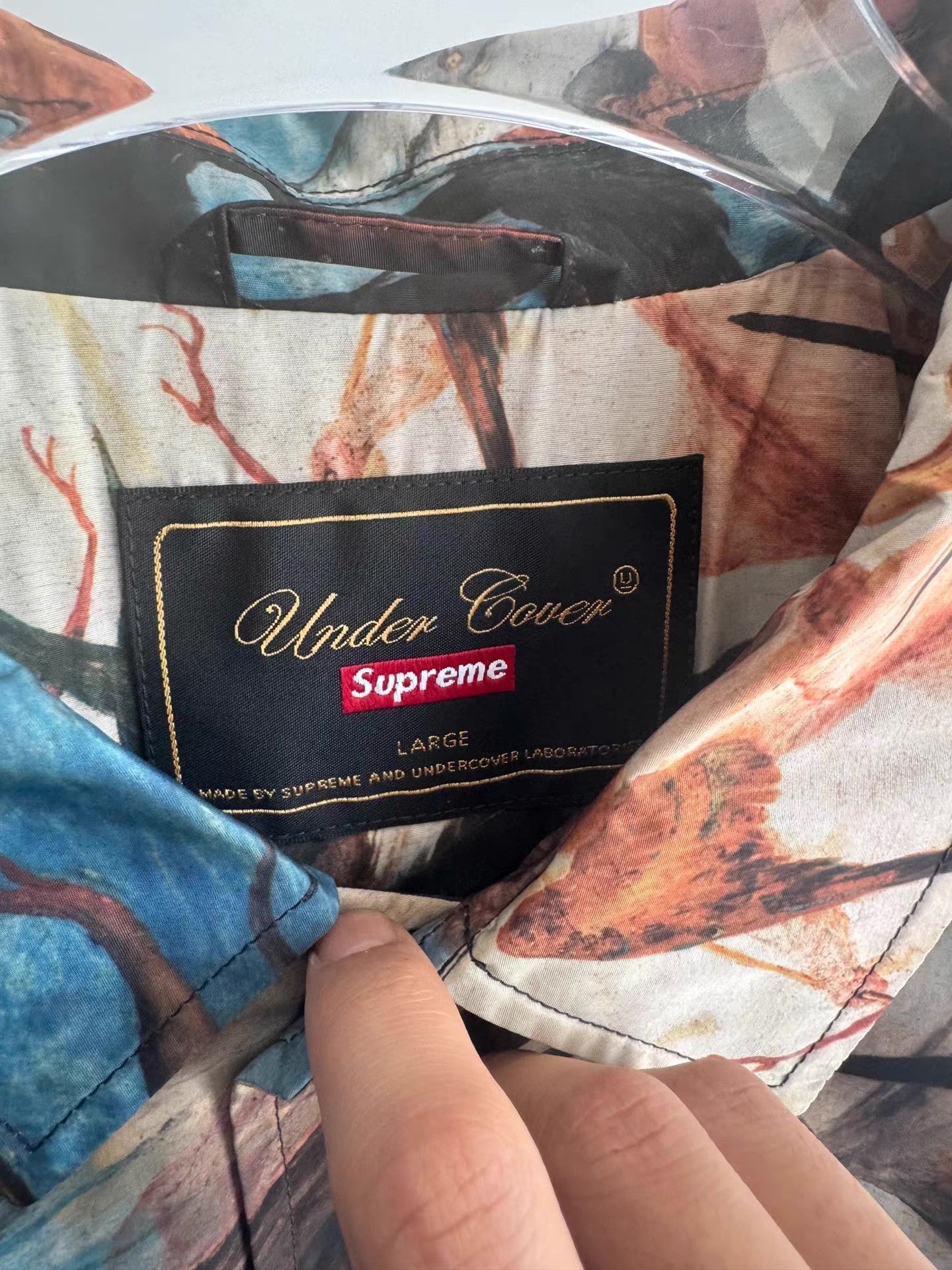 Supreme Multi Graphic Print Long Sleeve Button-Up Shirt Size US L / EU 52-54 / 3 - 6 Thumbnail