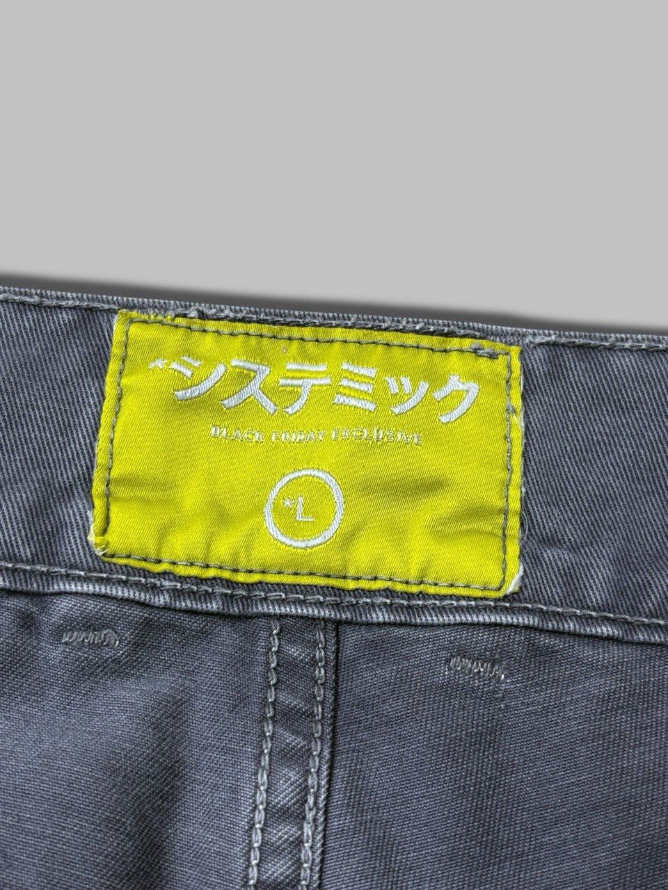 Systemic Systemic Cargo Pants Grey Women Stitching with flared fit Size US 34 / EU 50 - 19 Thumbnail