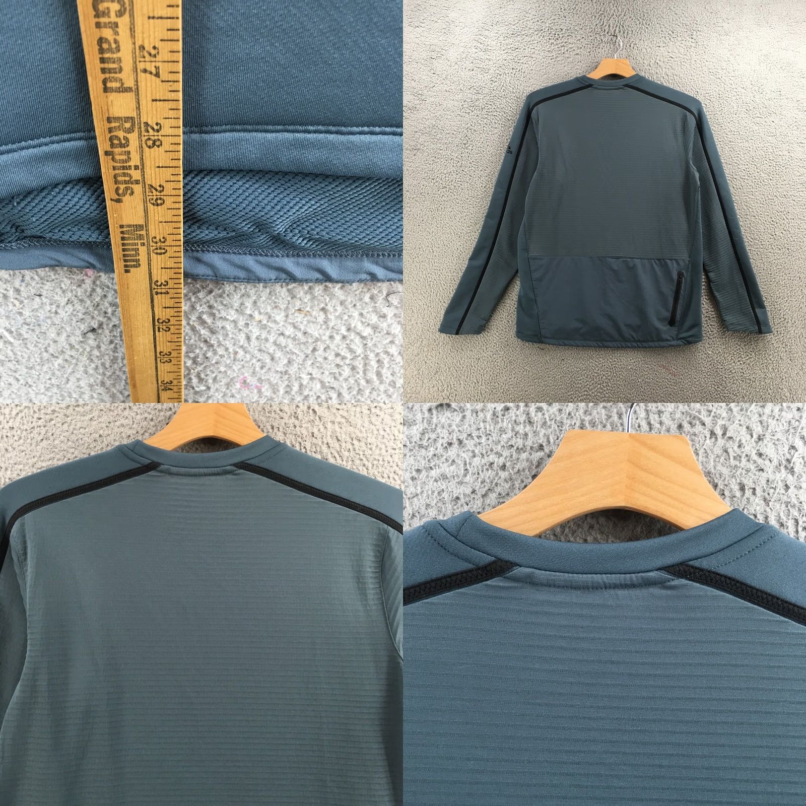 Adidas Adidas Activewear Tee T-Shirt Mens L Blue Long Sleeve Pullover Crew Neck Pocket Shirt Mens L Blue Long Sleeve Crew Neck Pocket Adidas Activewear Tee Size US L / EU 52-54 / 3 - 8 Thumbnail