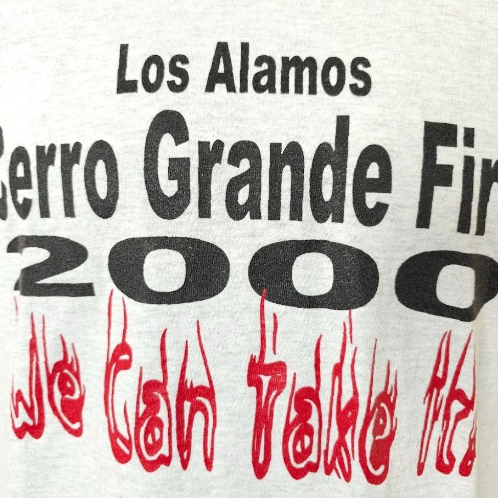 Fruit Of The Loom VINTAGE Cerro Grande Fire T Shirt Mens Size Small Y2K 2000 Los Alamos Forest Size US S / EU 44-46 / 1 - 3 Thumbnail