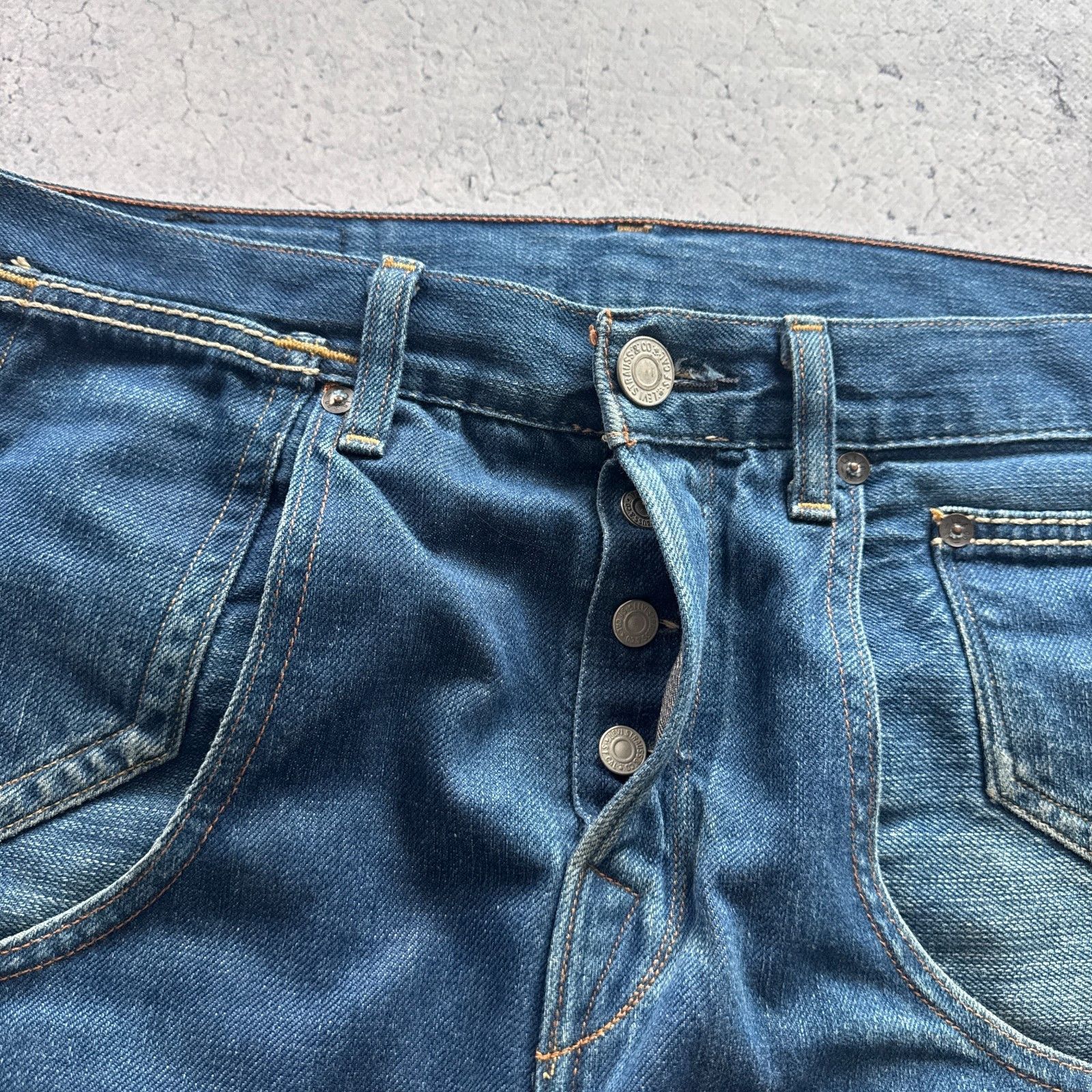 Levi's Levi’s Engineered Big Pocket Vintage Jeans Selvedge Pants Size US 30 / EU 46 - 11 Thumbnail