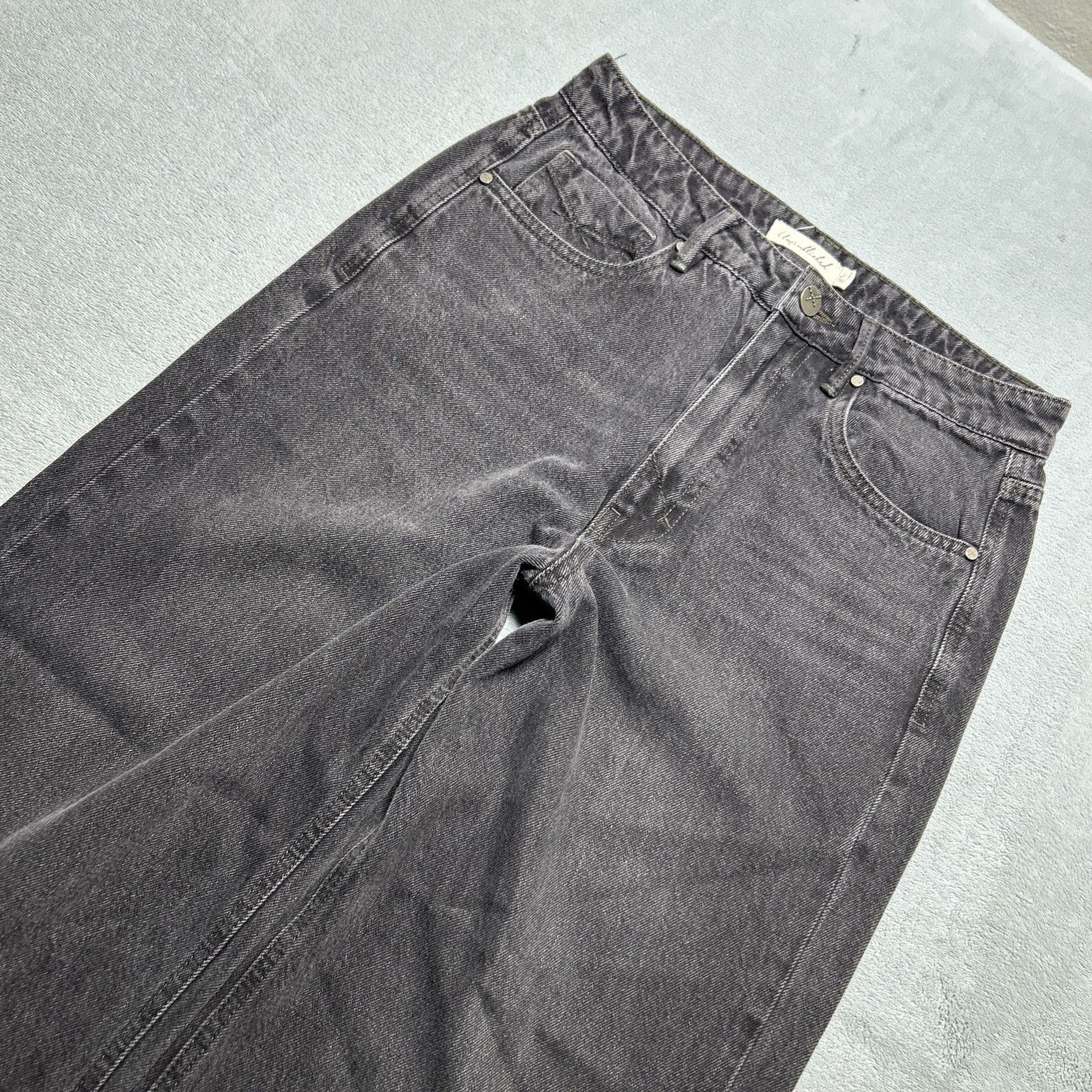 JNCO Beyond Baggy Jeans Womens 27 28x26 Raw Hems Barrel Hamilton Size 26" / US 2 / IT 38 - 5 Thumbnail