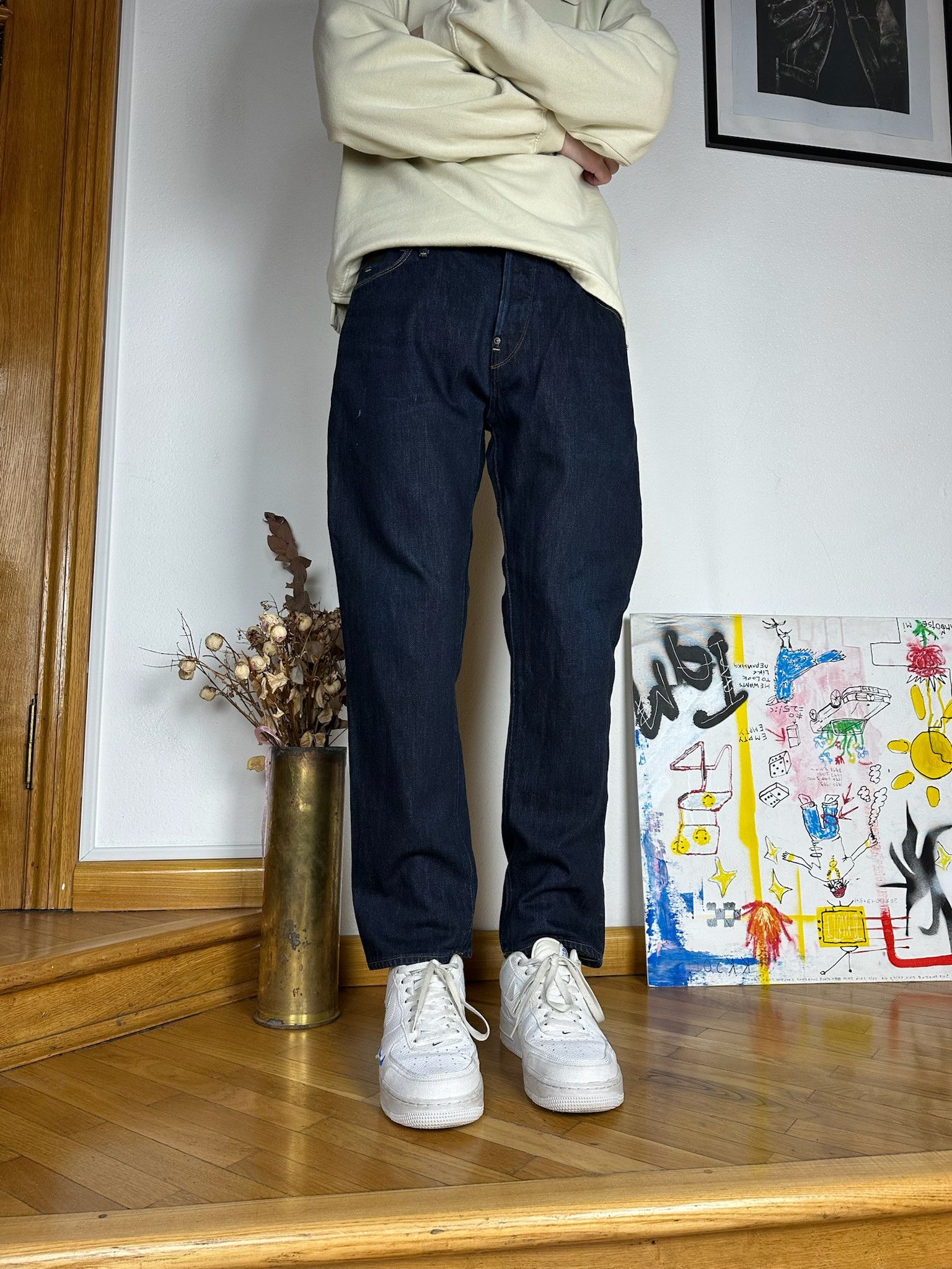 G-Star Gstar jeans vintage Levis Engineered style Denim buckle back Size US 34 / EU 50 - 3 Thumbnail