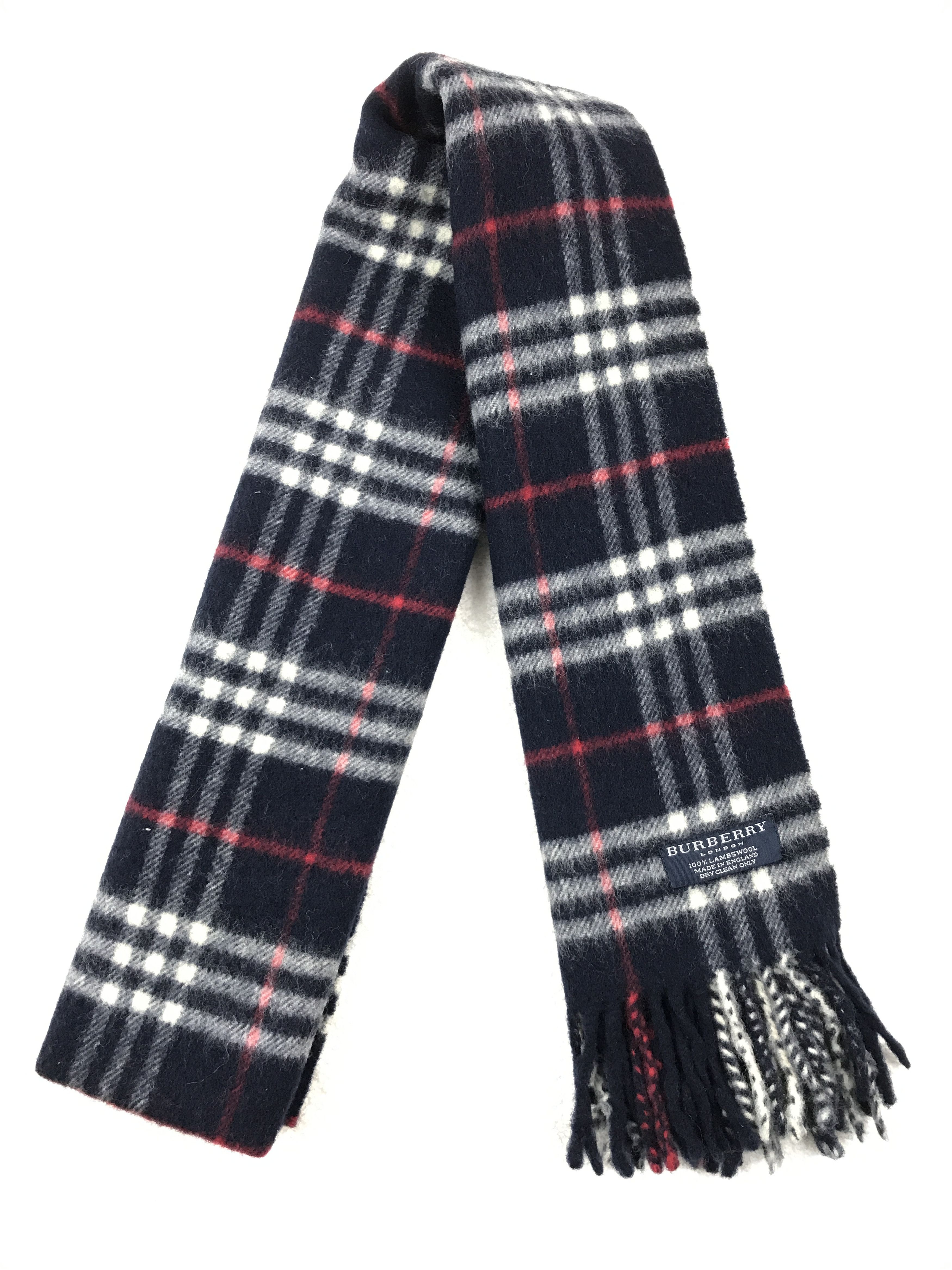 Burberry × Vintage Vintage Burberry Scarf Muffler Wool Cashmere Novacheck Size ONE SIZE - 5 Thumbnail