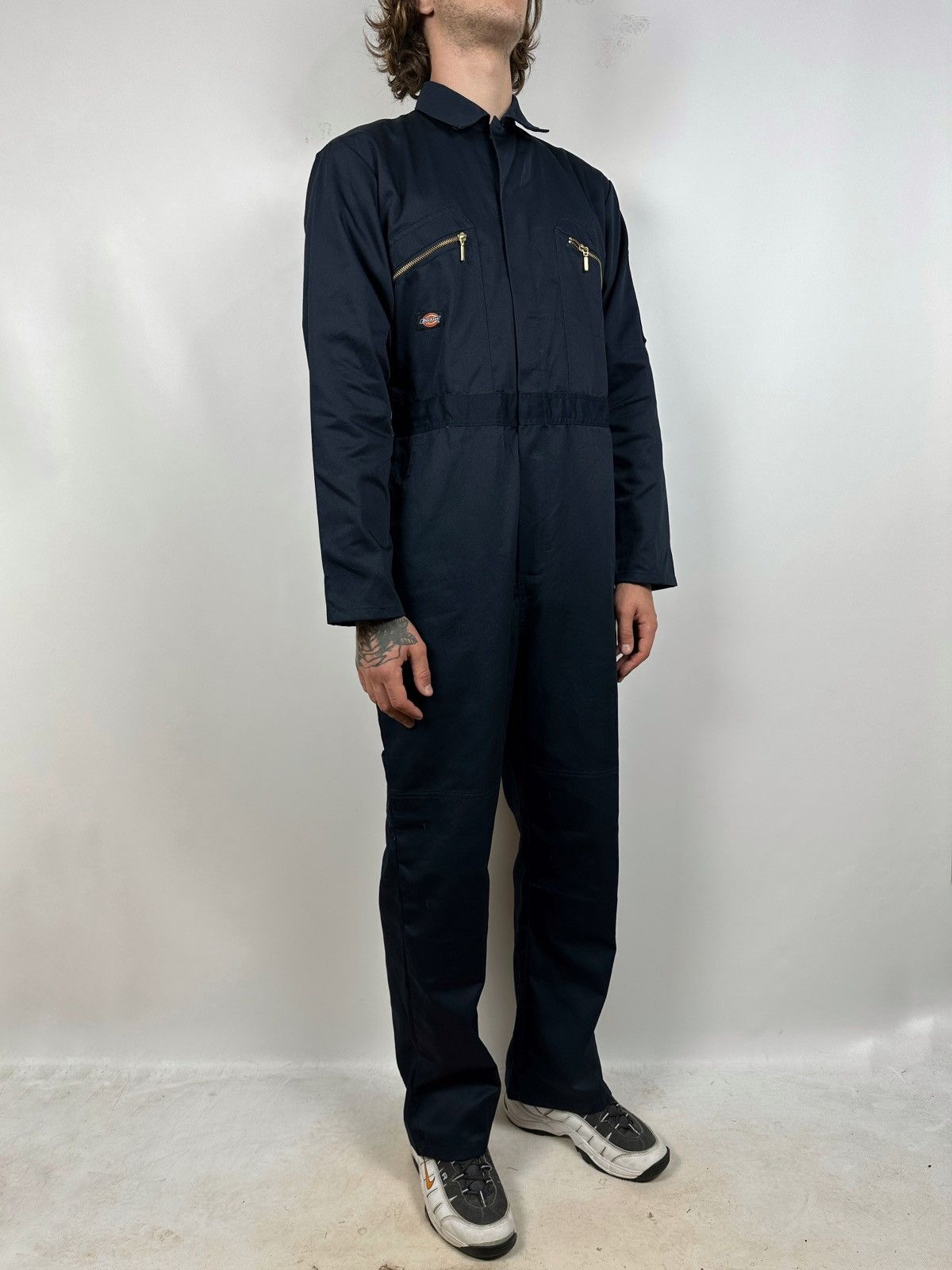 Dickies Vintage Dickies Navy Blue Coverall Overall Workers Jumpsuit Size US 32 / EU 48 - 5 Thumbnail