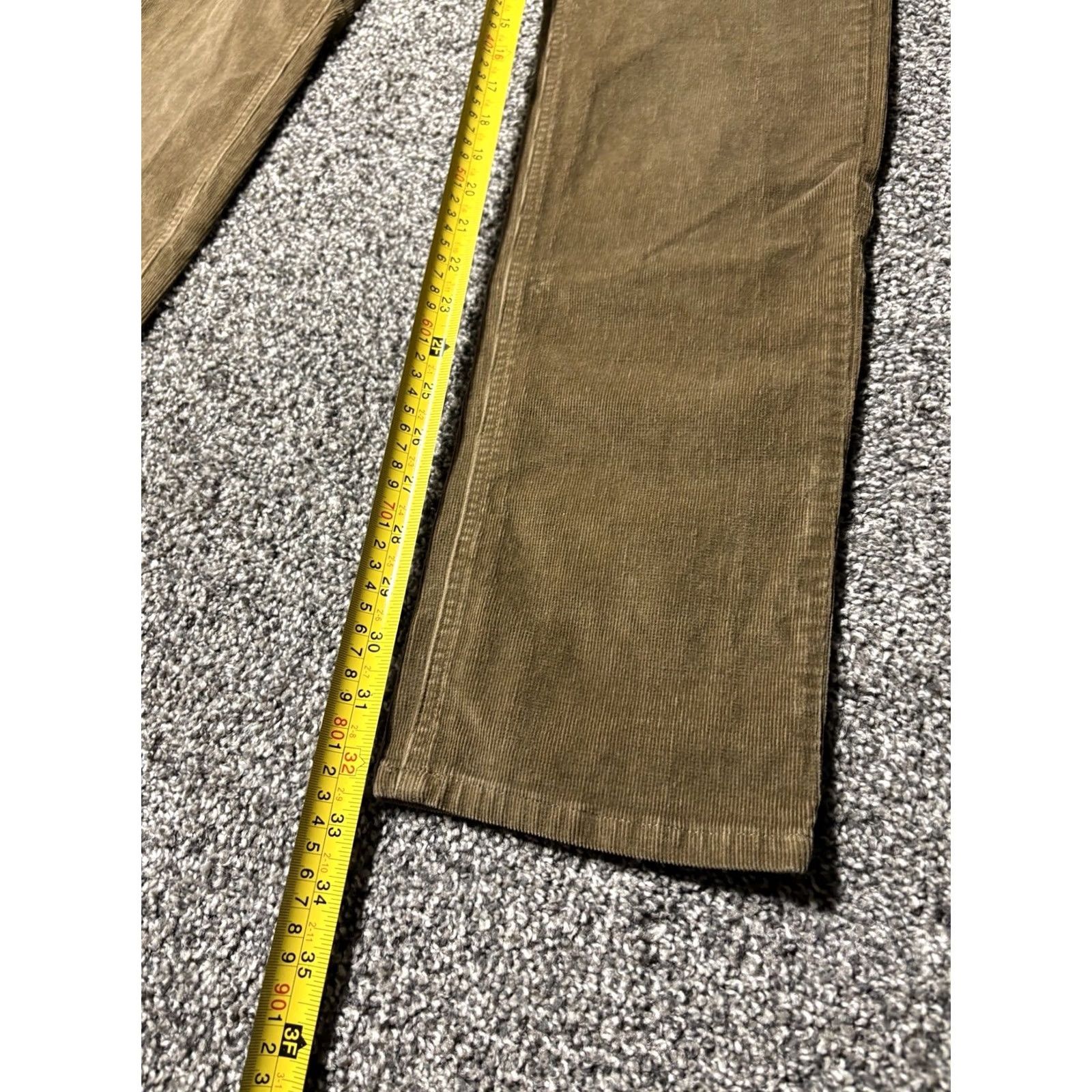 Flint And Tinder Flint and Tinder Corduroy Pants Mens 32x32 Brown Athletic Slim Fit Tapered Casual Size US 32 / EU 48 - 5 Thumbnail