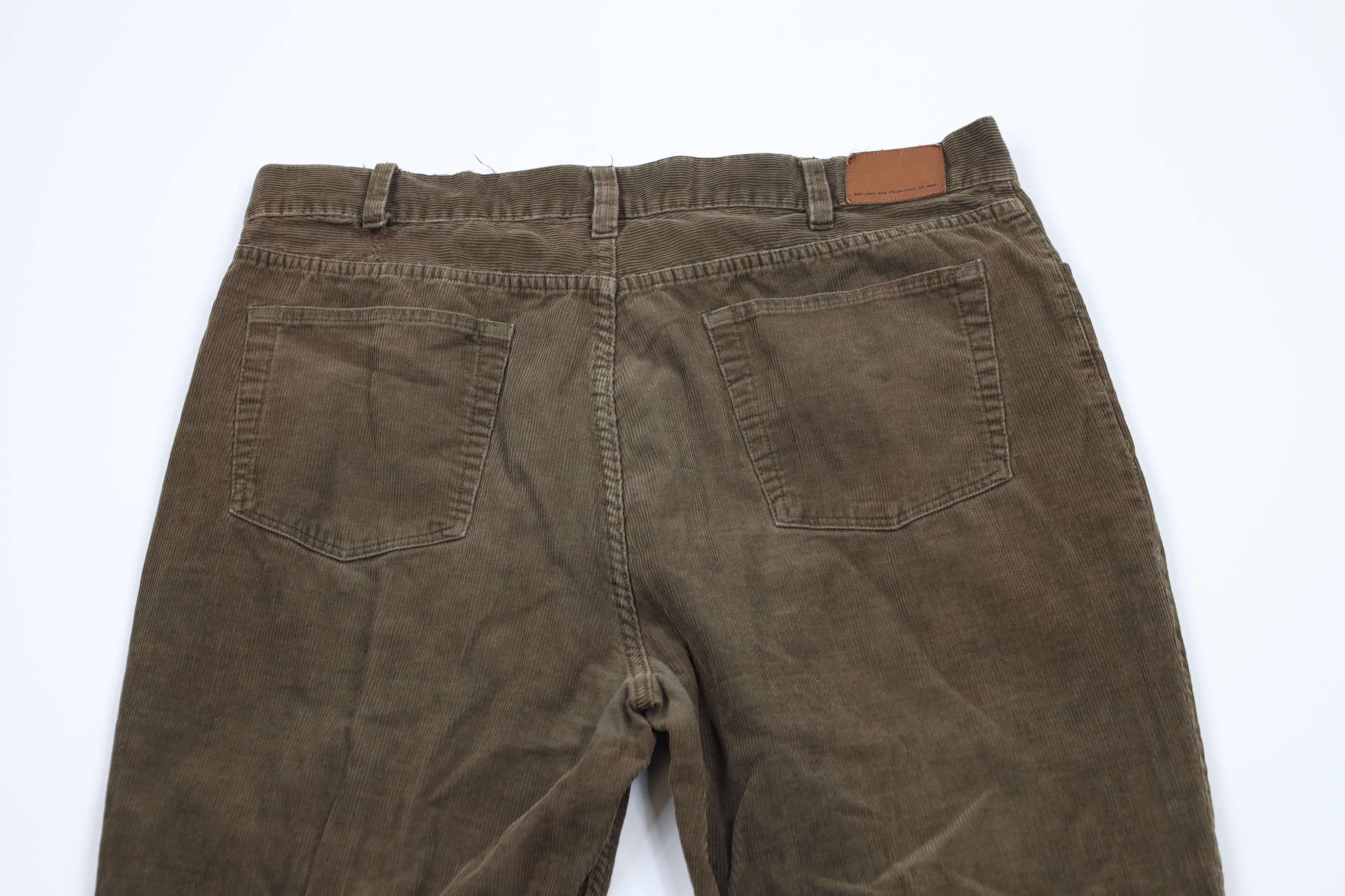 Gap × Vintage Vintage Y2K 2004 Gap Button Fly Wide Leg Corduroy Pants Size US 38 / EU 54 - 12 Thumbnail