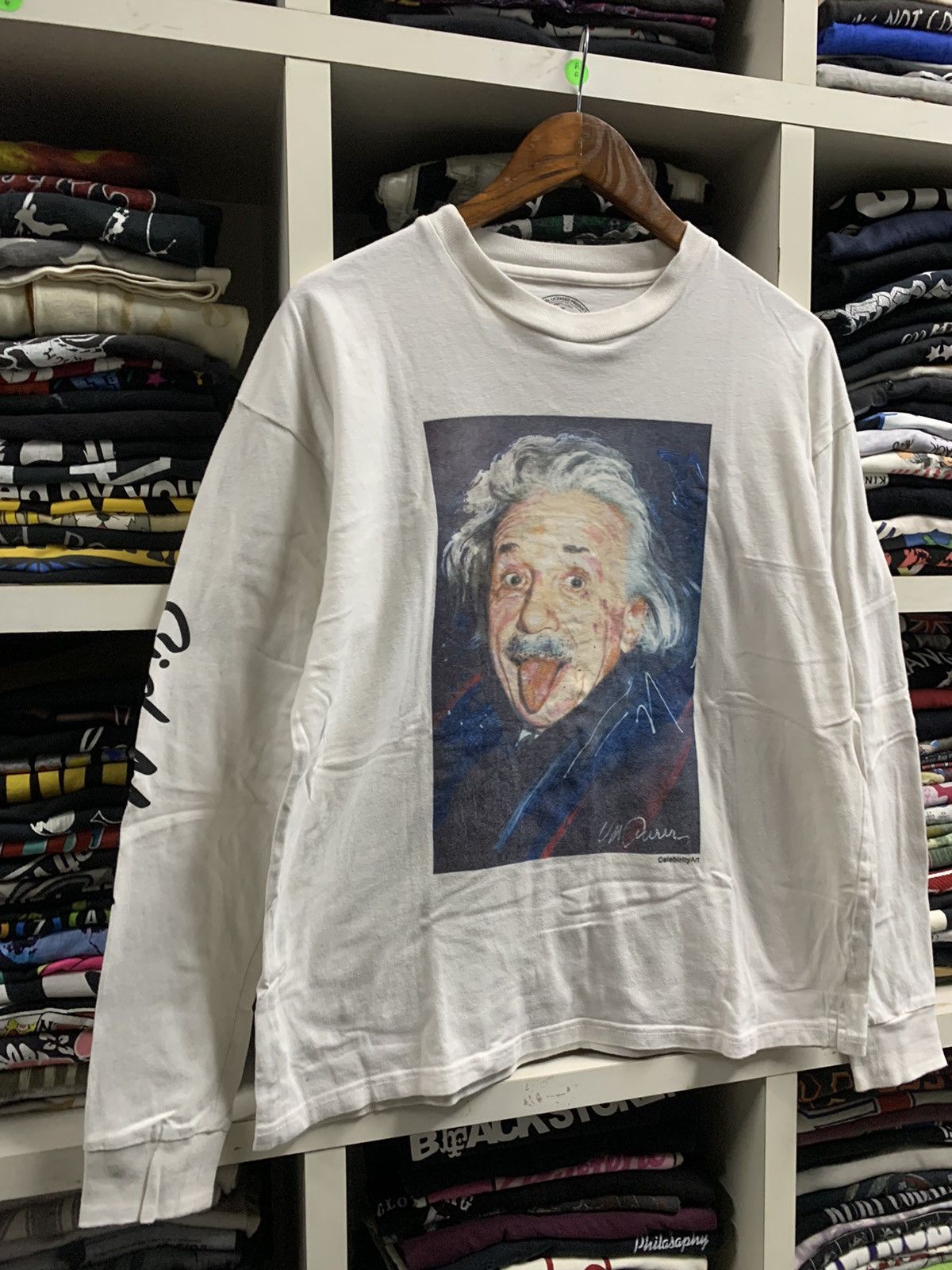 Vintage Albert Einstein white shirt