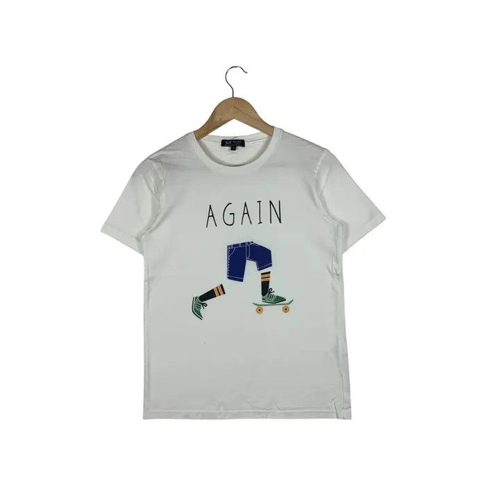 Beams Plus BEAMS PLUS HEART Collection Skateboard Try Again Tee Shirt Size US S / EU 44-46 / 1 - 1 Thumbnail