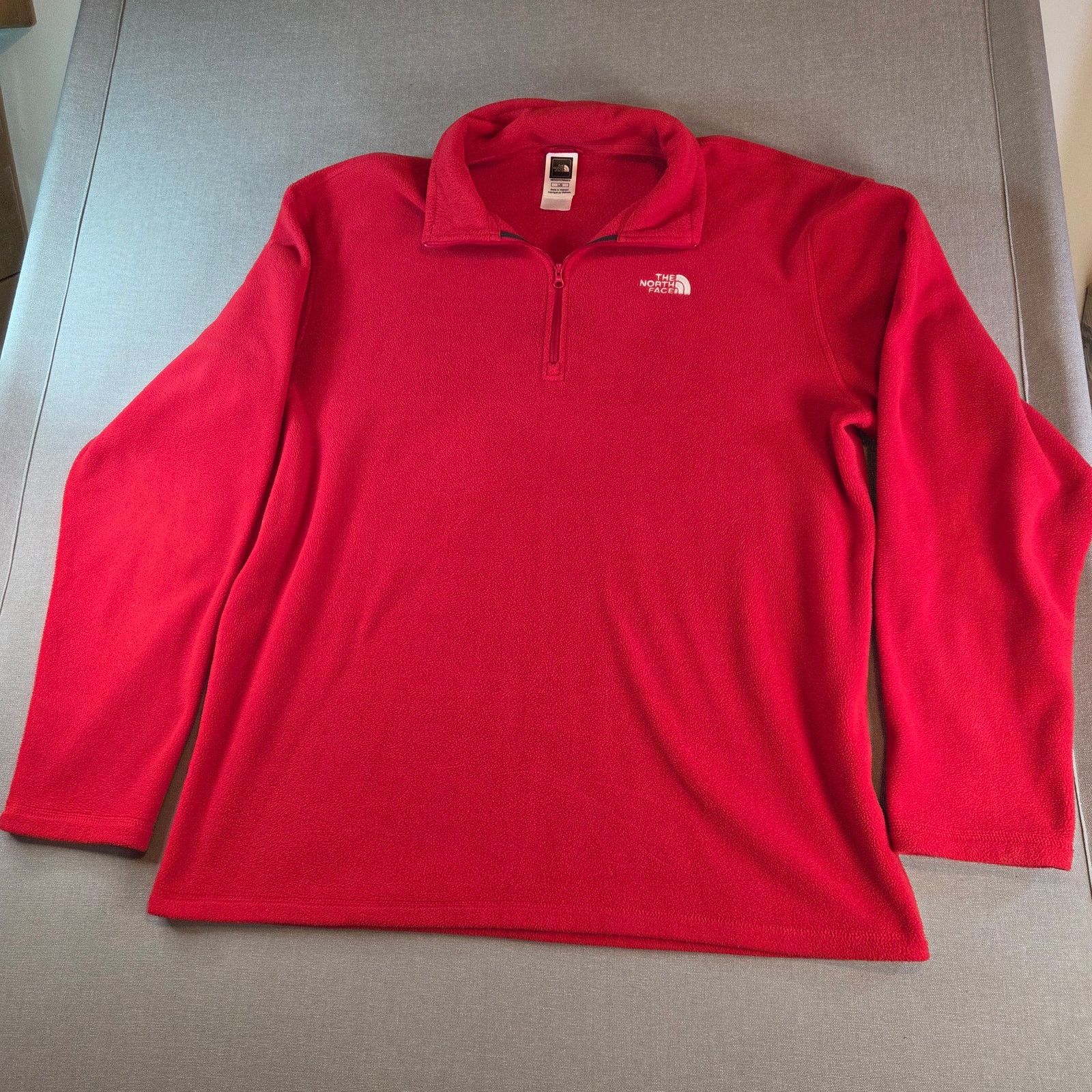 The North Face North Face Red 1/4 Zip Fleece L Size US L / EU 52-54 / 3 - 1 Thumbnail