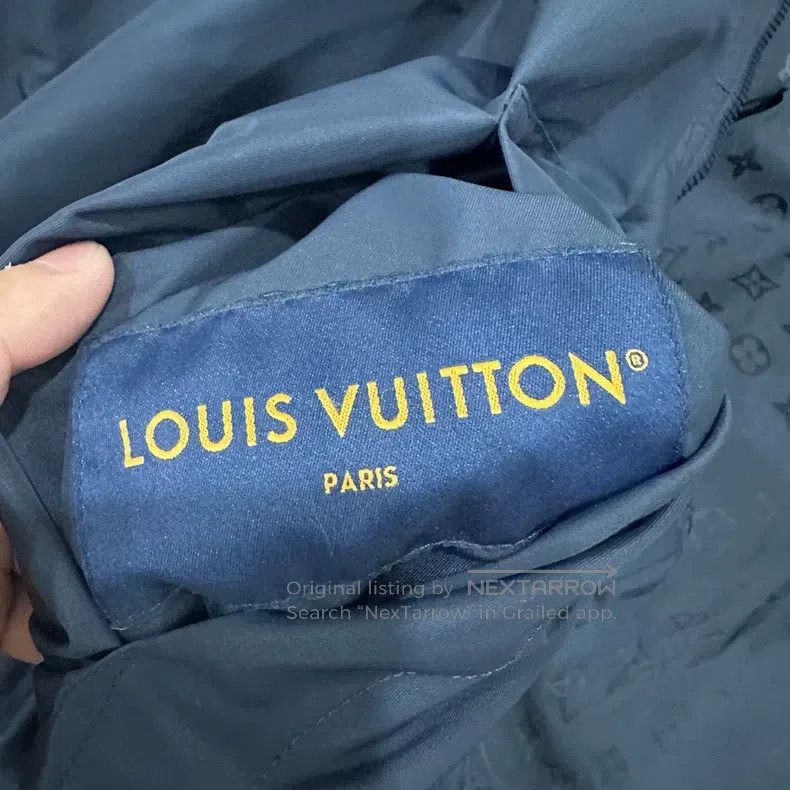 Louis Vuitton Louis Vuitton Dark blue pin full logo double-sided assault Size US XL / EU 56 / 4 - 4 Thumbnail