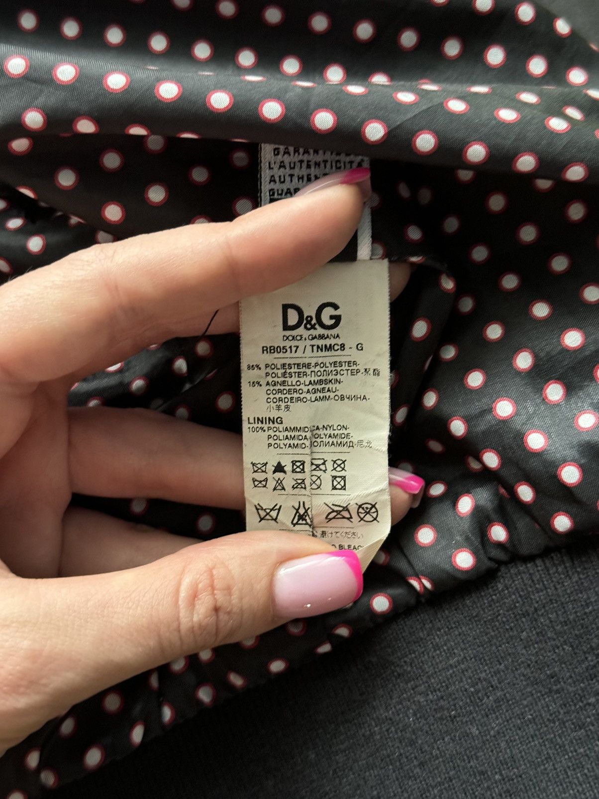 Designer × Dolce & Gabbana Dolce & Gabbana D&G 2000s vintage Y2K nylon + leather jacket Size US L / EU 52-54 / 3 - 11 Thumbnail
