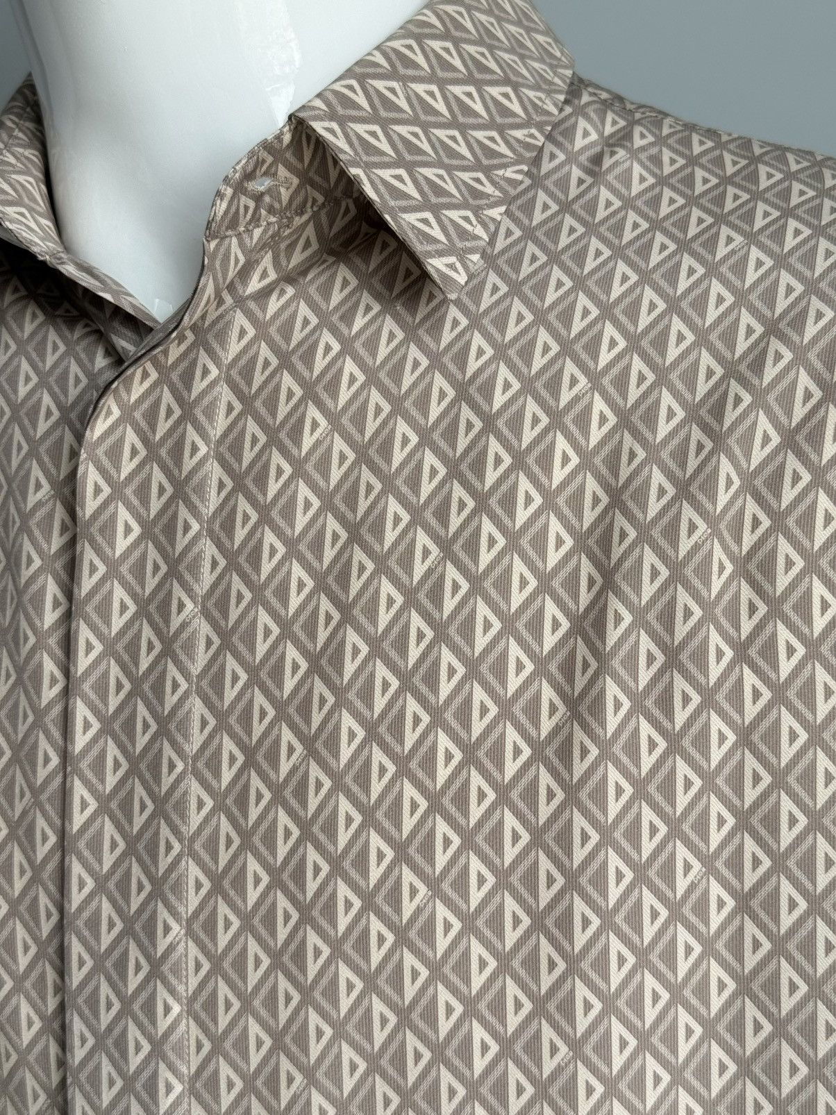 Dior Dior Oblique 100% Silk Set Monogram Beige Pants + Shirt Size US L / EU 52-54 / 3 - 9 Thumbnail