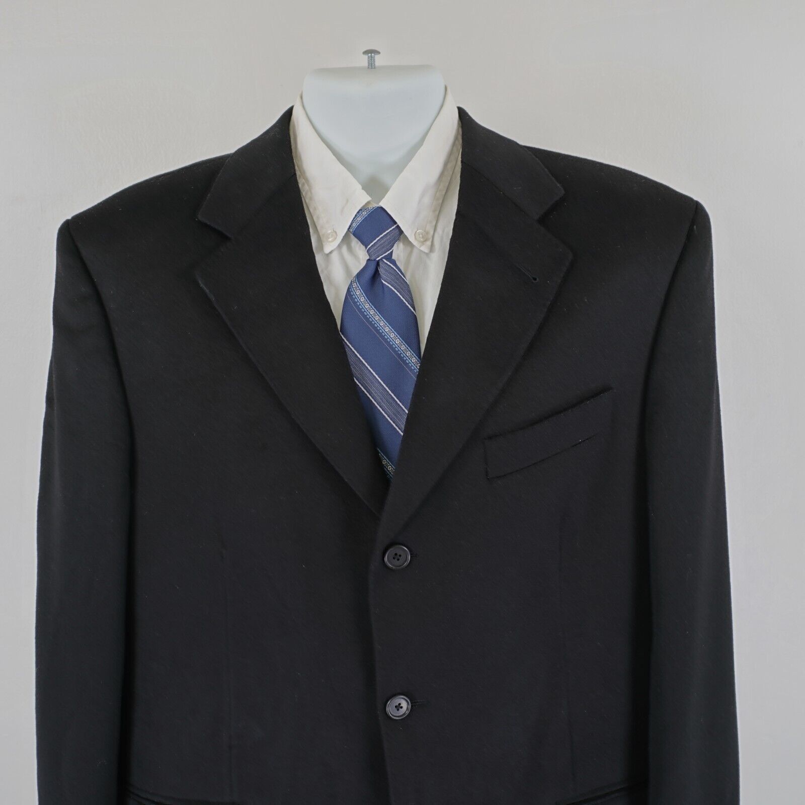 Designer Hathaway Platinum 100% Pure Cashmere 3 Button Blazer 42R Size 42R - 1 Thumbnail