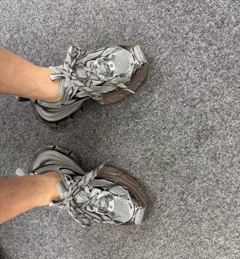 Balenciaga Balenciaga 3xl Mud-Dyed Distressed Dad Shoe 40 98 New LX1474 Size US 7 / EU 40 - 8 Thumbnail