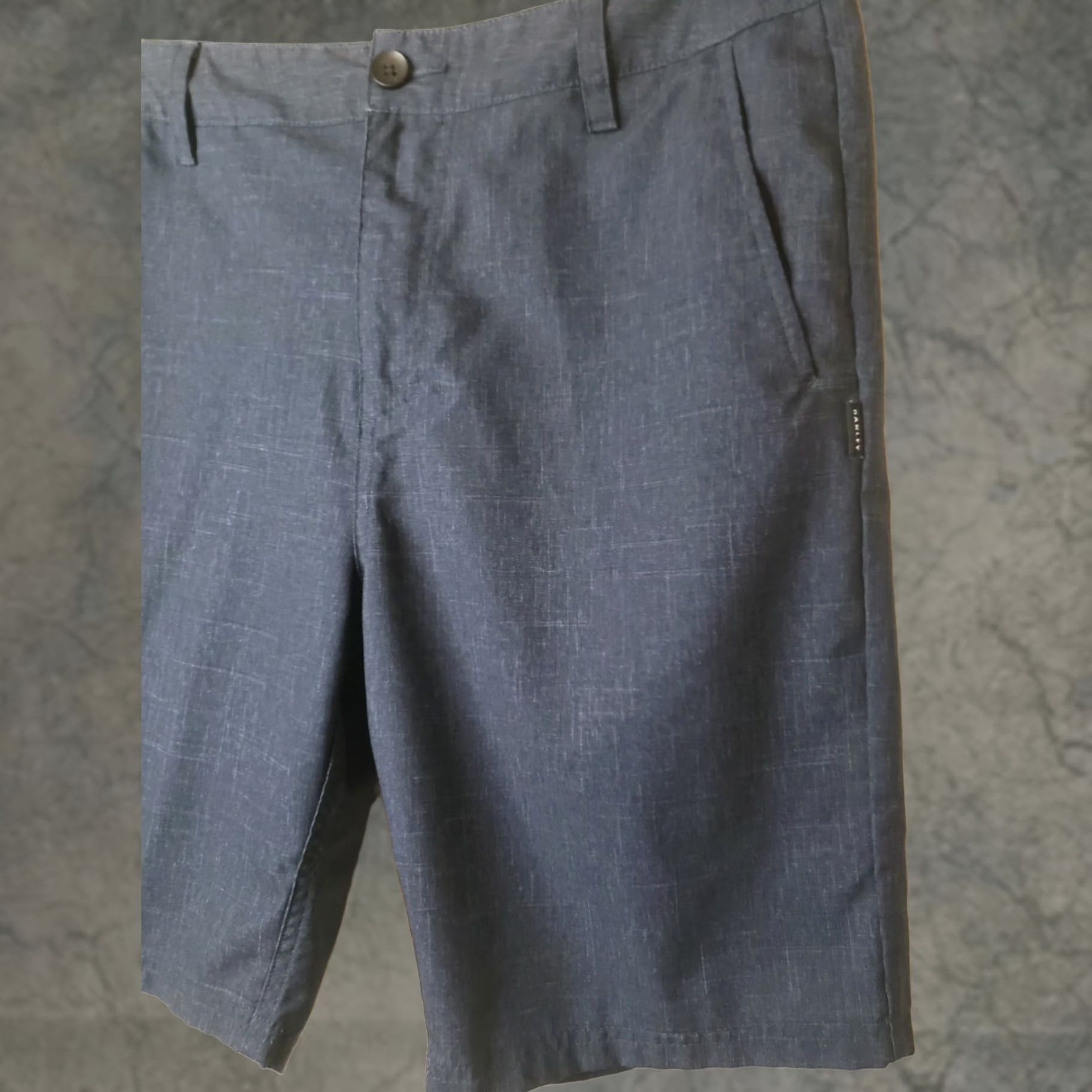 Oakley Oakley Hybrid Shorts 32 Mens Blue Chino Pockets Stretch Logo Casual Outdoor Size US 32 / EU 48 - 1 Thumbnail