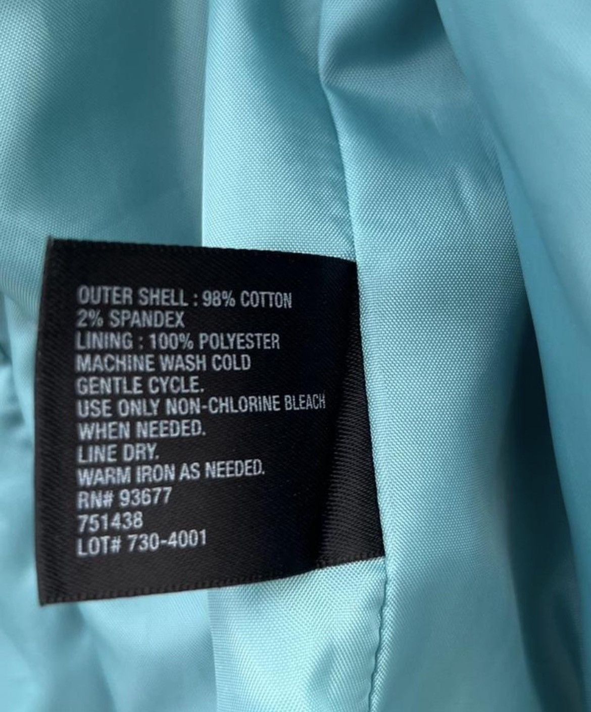 Vintage East 5th Mint Green Button Blazer Jacket 3/4 Sleeve Size S / US 4 / IT 40 - 5 Thumbnail