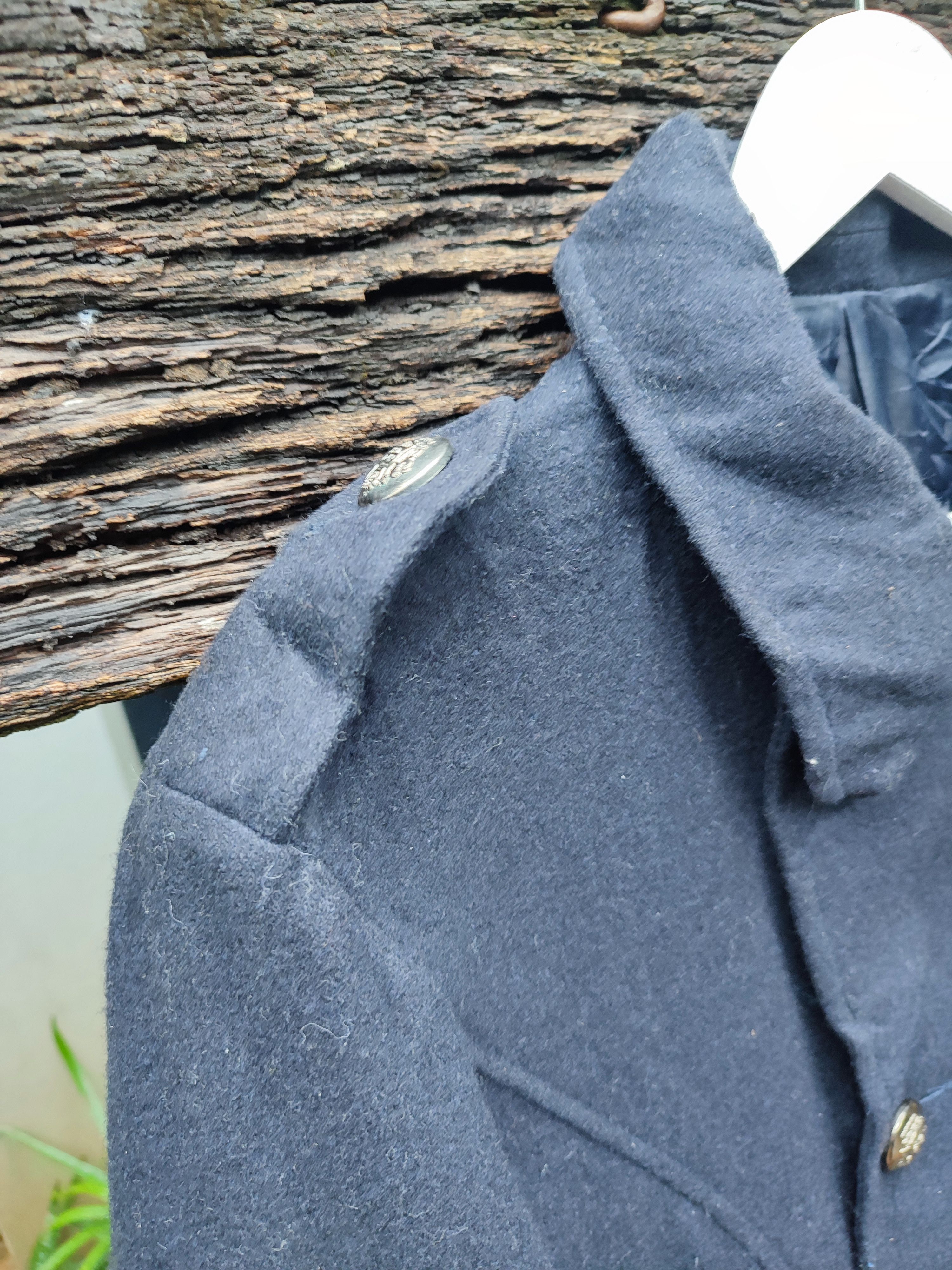 PPFM PPFM Wool Blend Military Peacoat – Vintage Style (Size M) Size US S / EU 44-46 / 1 - 3 Thumbnail