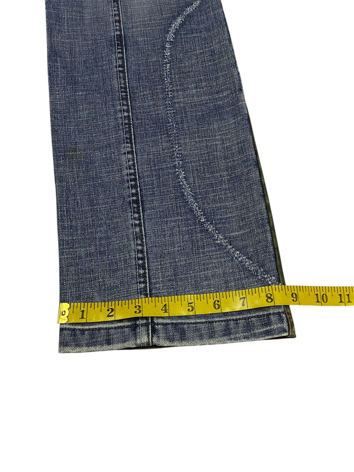 If Six Was Nine × Japanese Brand × Takeshy Kurosawa Takeshy Kurosawa “FEEL” Distressed Washed Denim Size US 32 / EU 48 - 22 Thumbnail