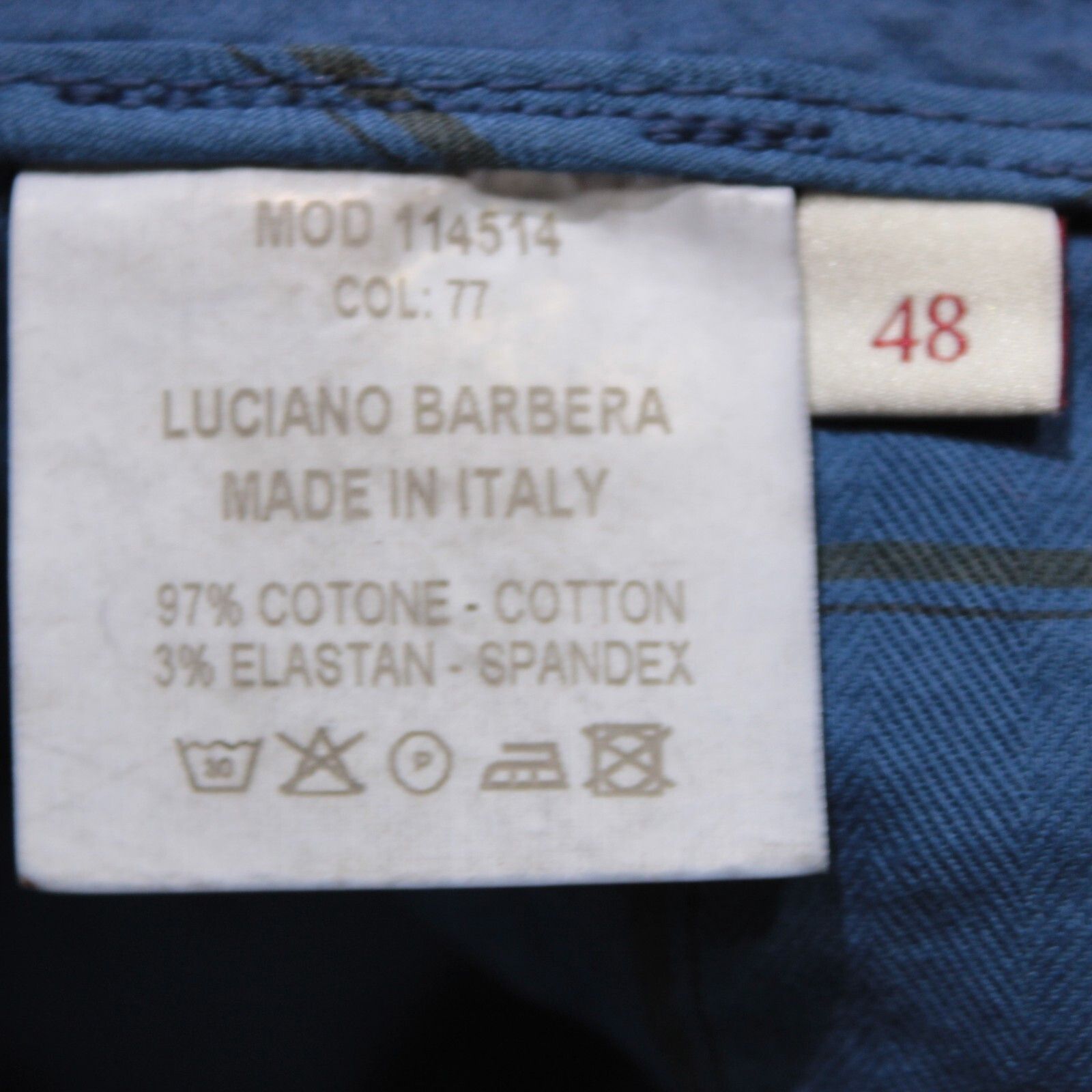 Luciano Barbera Luciano Barbera New with tags Chino Size 32 US In Blue Size US 32 / EU 48 - 6 Thumbnail