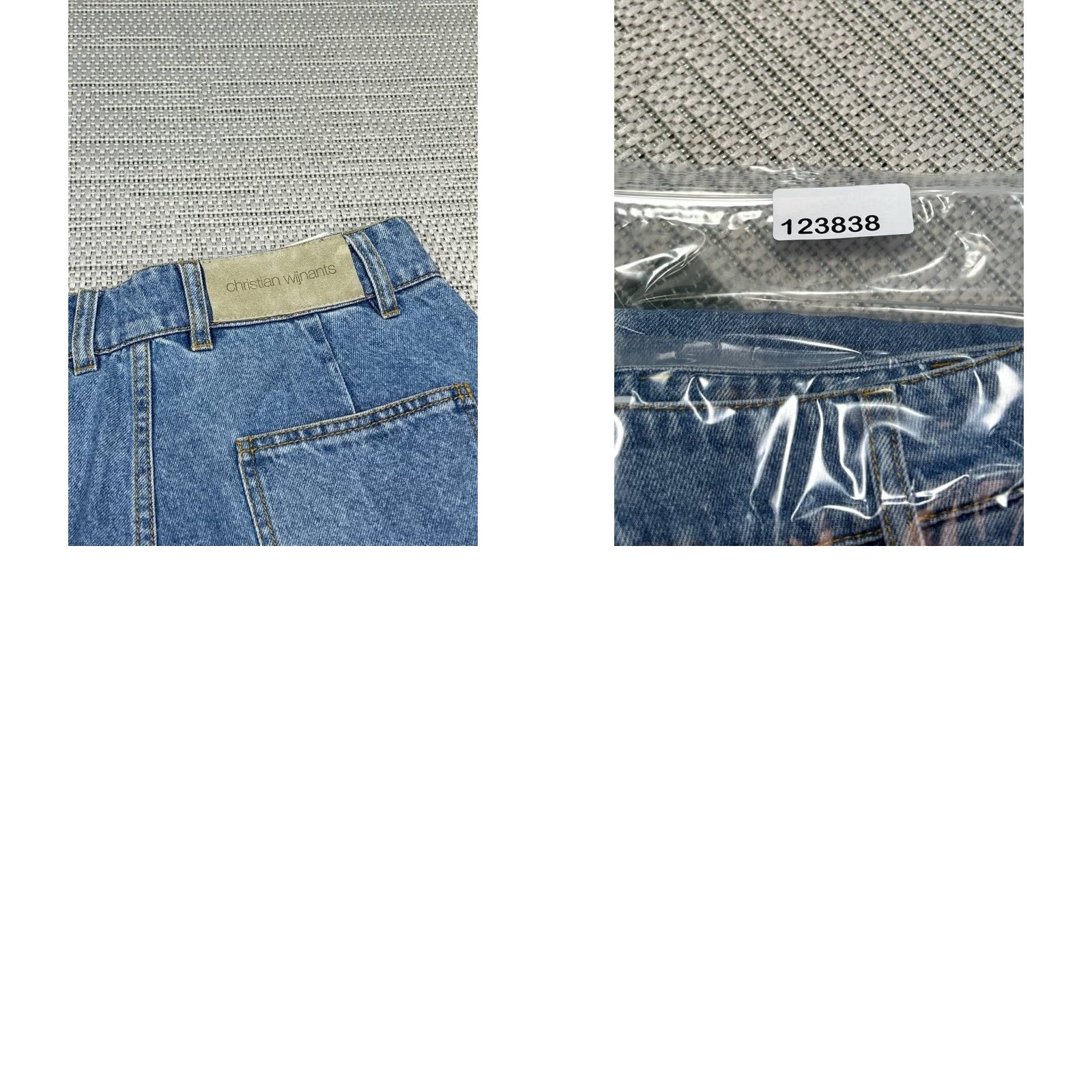 Christian Wijnants Christian Wijnants Jeans Womens 36 Blue Denim Cotton Straight 28x33 Vintage No Size 25" / US 0 / IT 36 - 9 Thumbnail