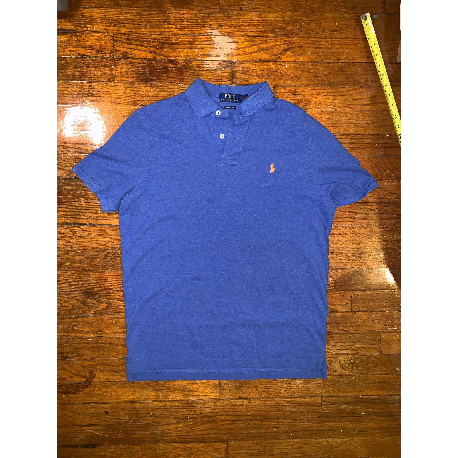 Polo Ralph Lauren Polo Ralph Lauren Polo Shirt Blue Orange Pony XL Classic Fit Size US XL / EU 56 / 4 - 1 Thumbnail