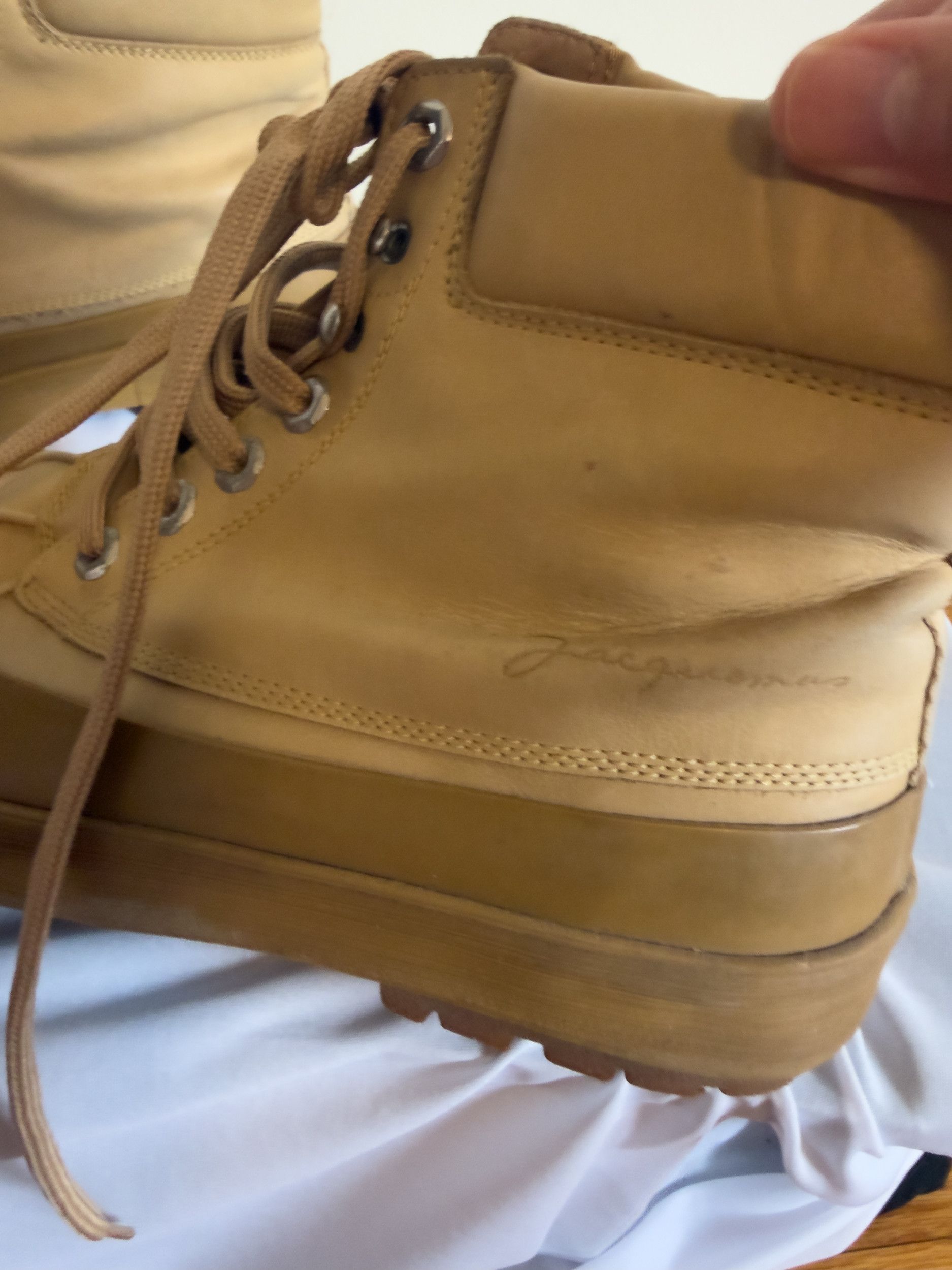 Jacquemus Leather Combat Boots Size US 6.5 / EU 39-40 - 4 Thumbnail
