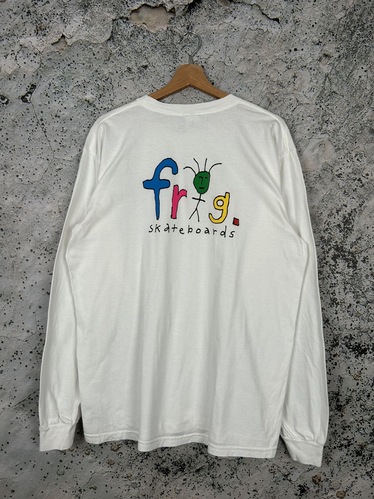 Frog Skateboards Frog Skateboards Longsleeve Graphic Hype Rock Punk Grunge Size US L / EU 52-54 / 3 - 1 Thumbnail